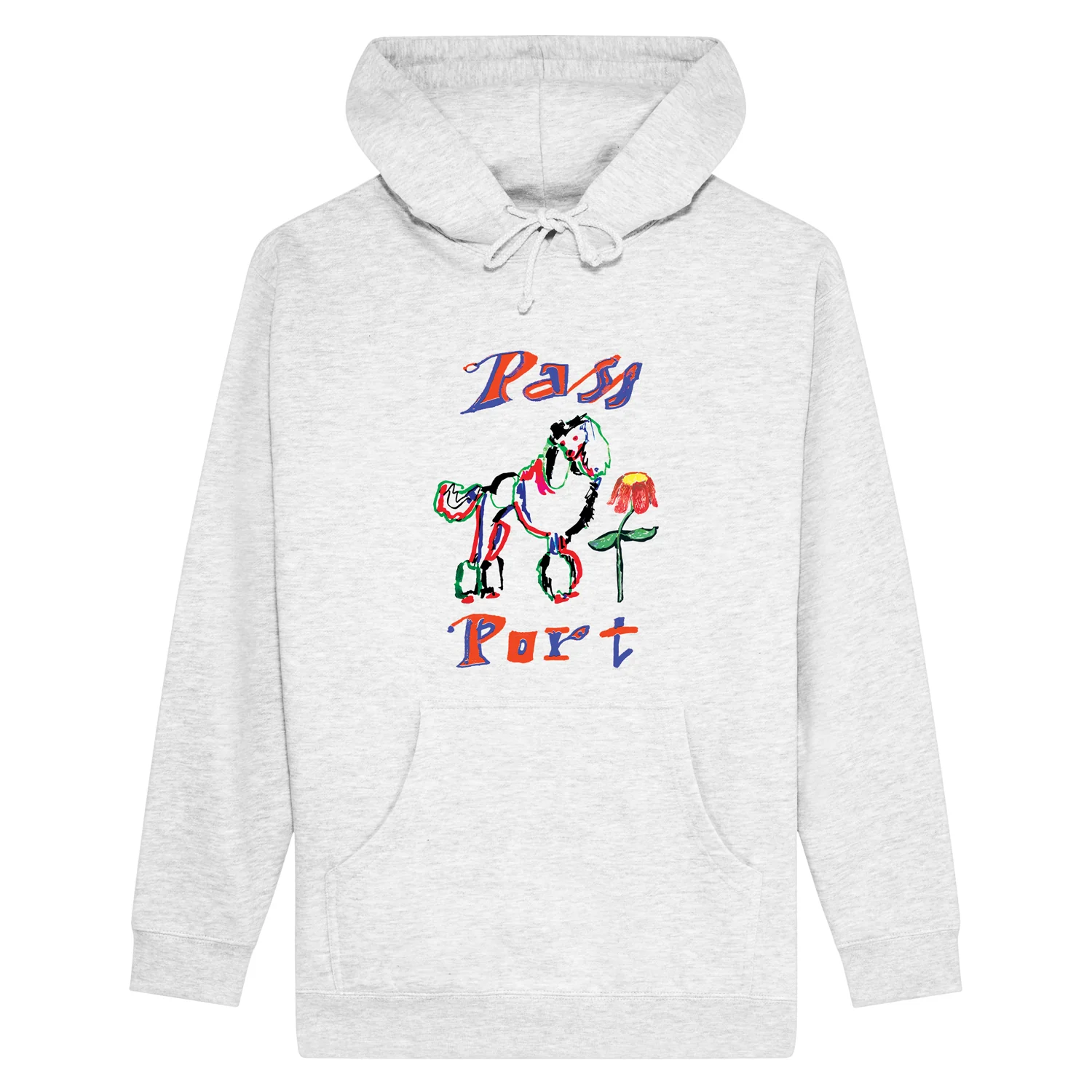 Pass~Port Poodle Organic Hood - White Marle
