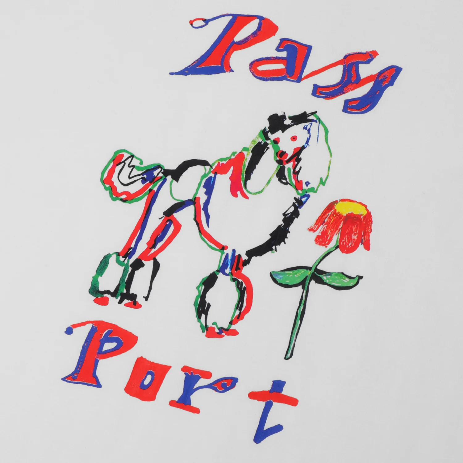 Pass~Port Poodle Organic Tee - White - Image 4
