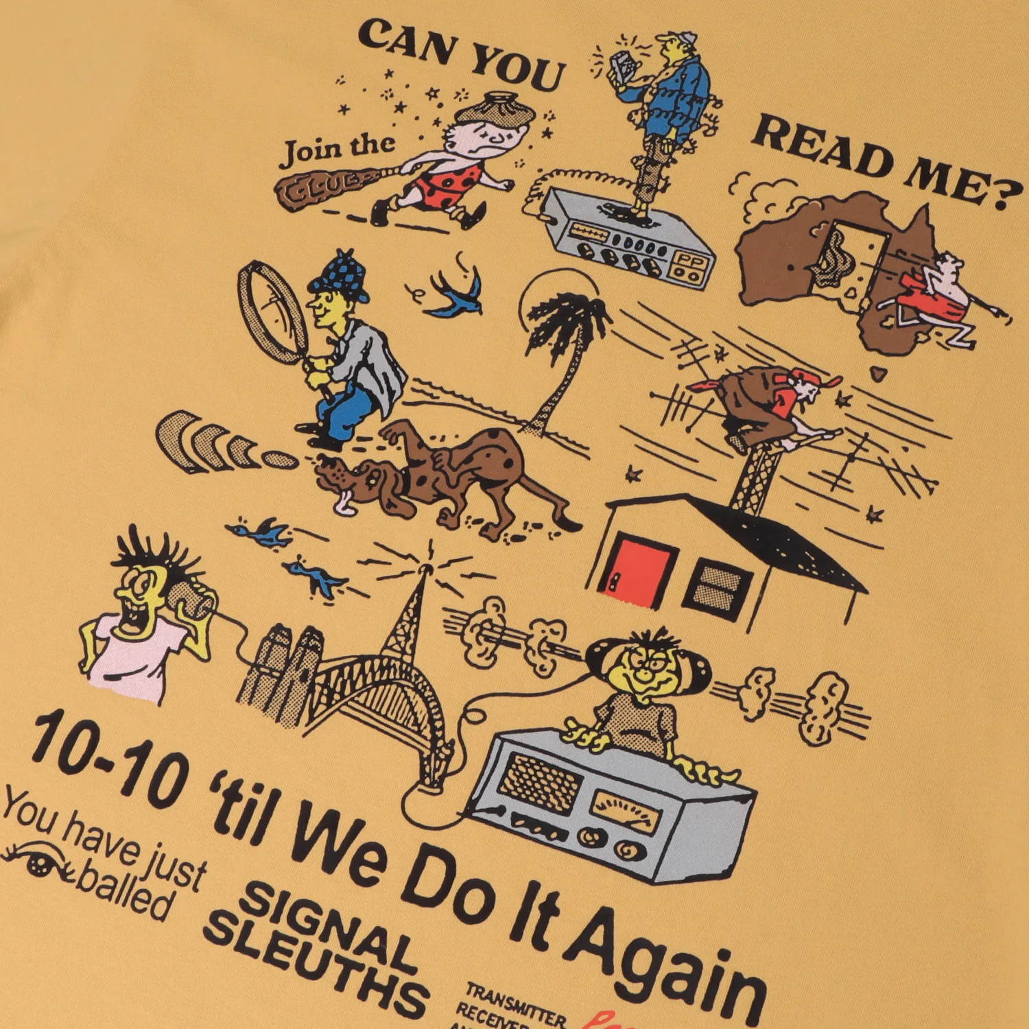 Pass~Port Radio Silence Tee - Barley - Image 4