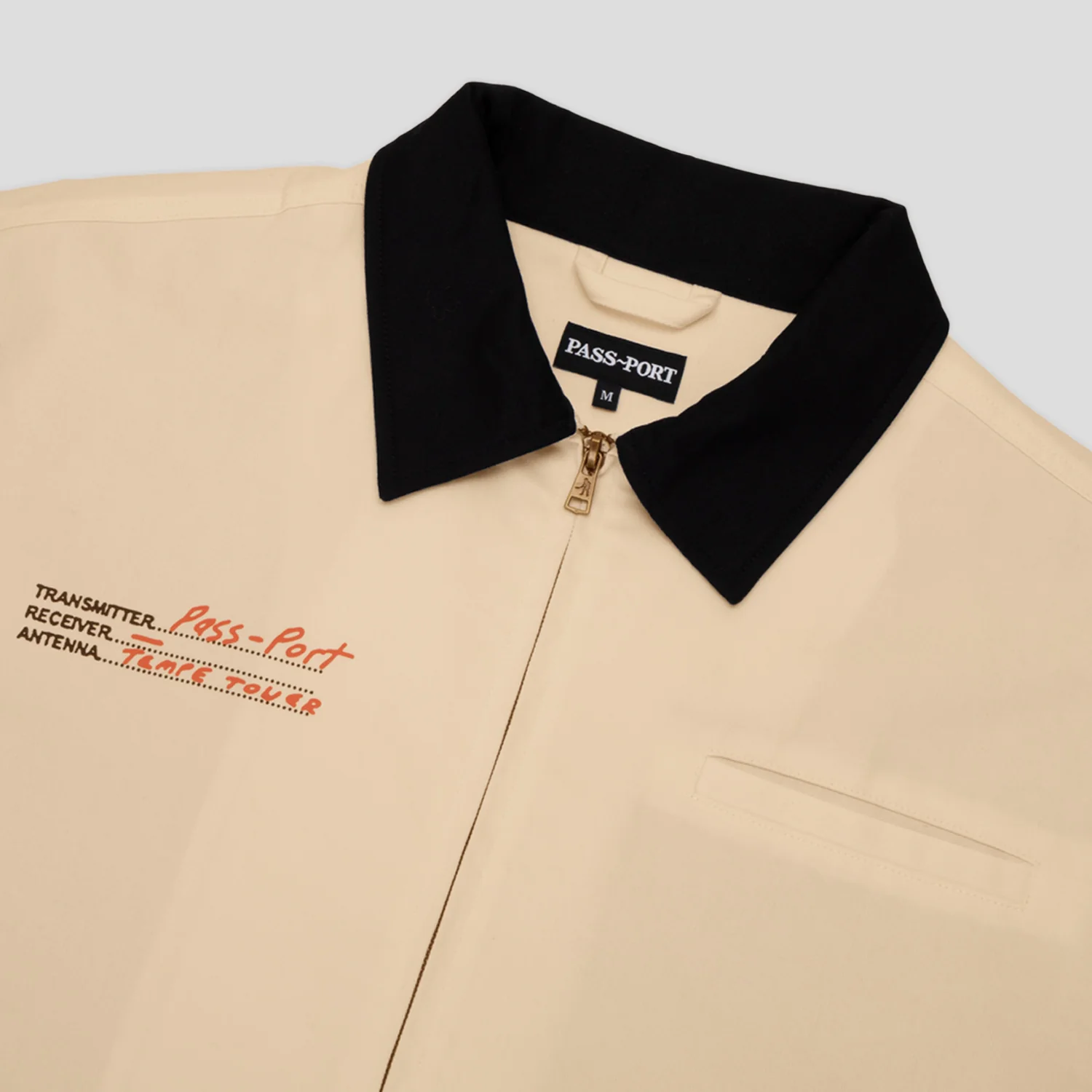 Pass~Port Radio Silence Workers Jacket - Stone - Image 3