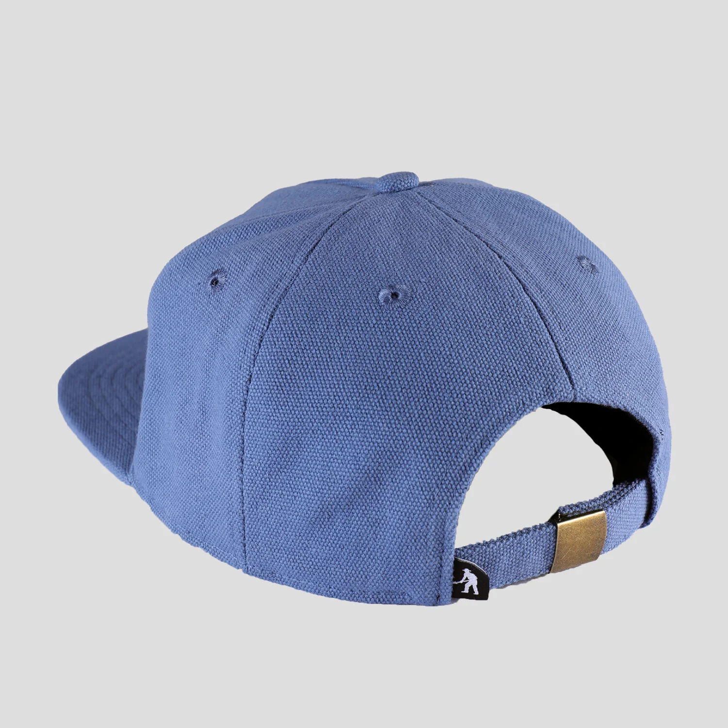 Pass~Port Ram Heavy Canvas Workers Cap - Steel Blue - Image 3