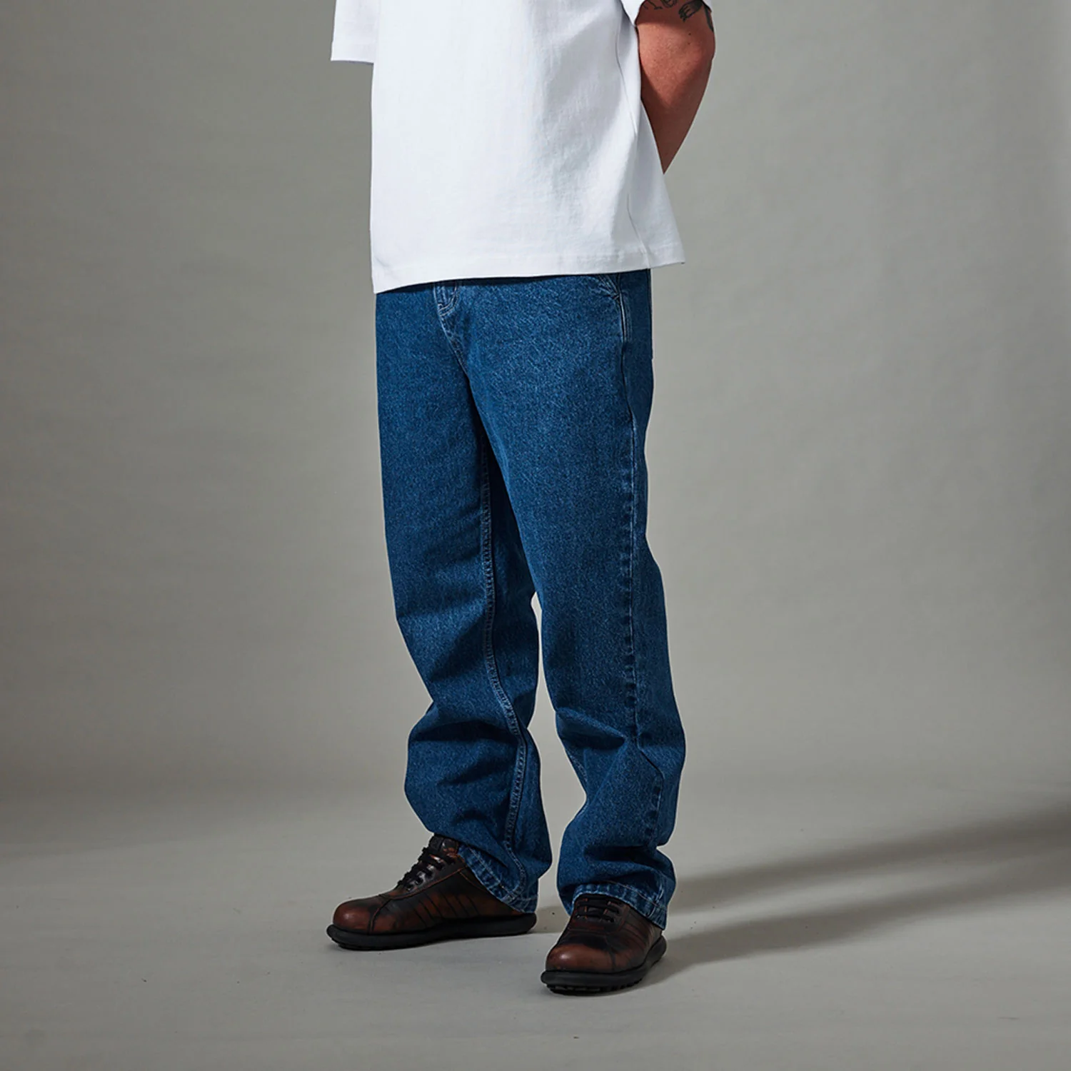 Pass~Port Recycled Cotton Workers Club Classic Jean - Washed Dark Indigo - Image 3