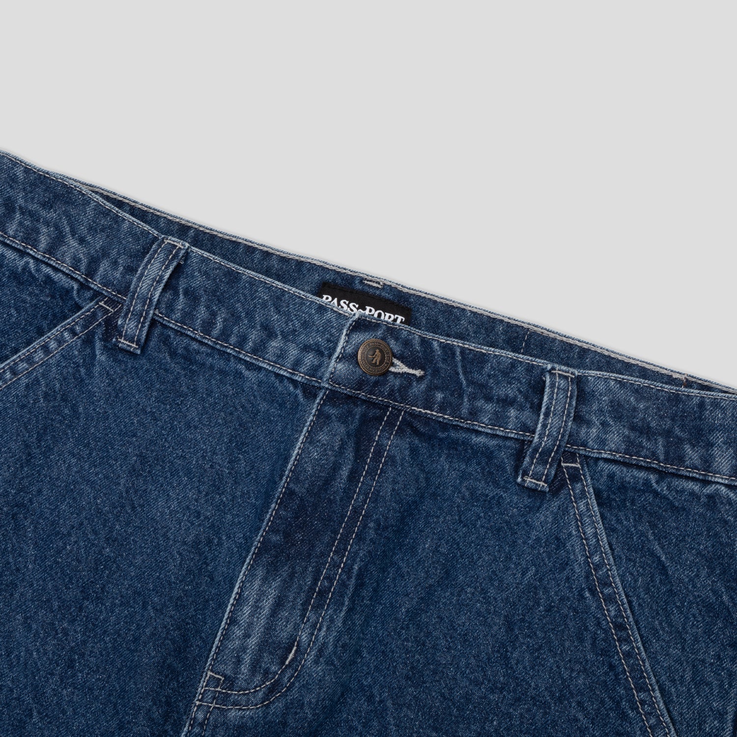 Pass~Port Recycled Cotton Workers Club Classic Jean - Washed Dark Indigo - Image 6