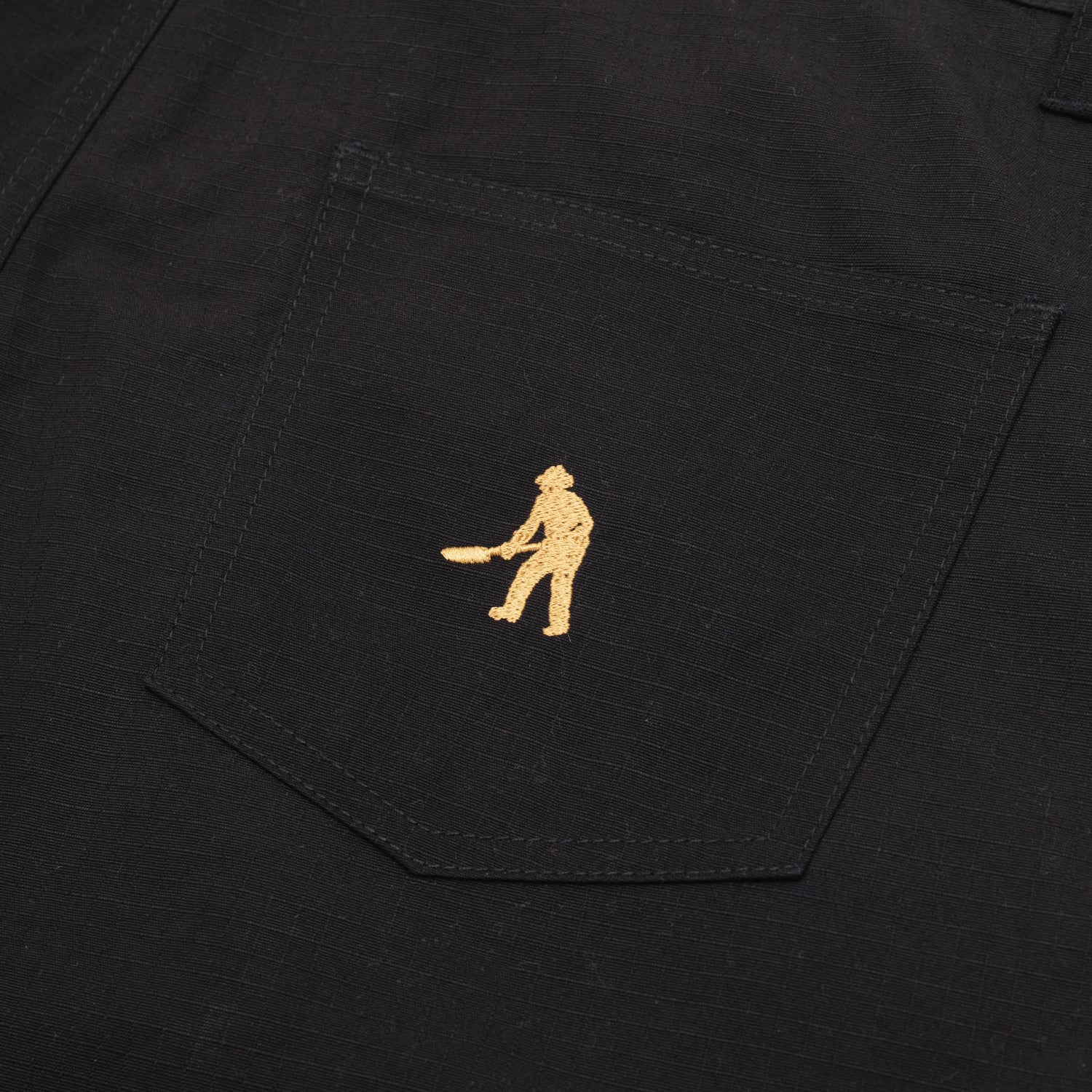 Pass~Port Ripstop Double Knee Diggers Club Pant - Black - Image 6