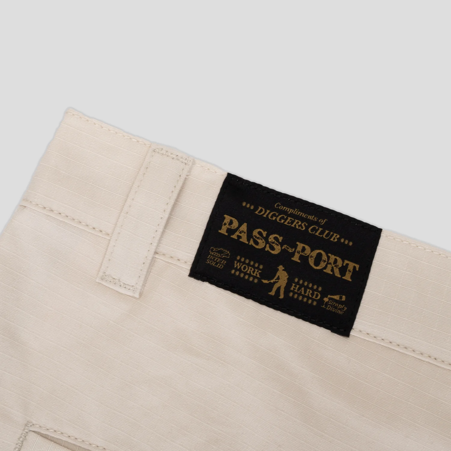 Pass~Port Ripstop Double Knee Diggers Club Pant - Bone - Image 10