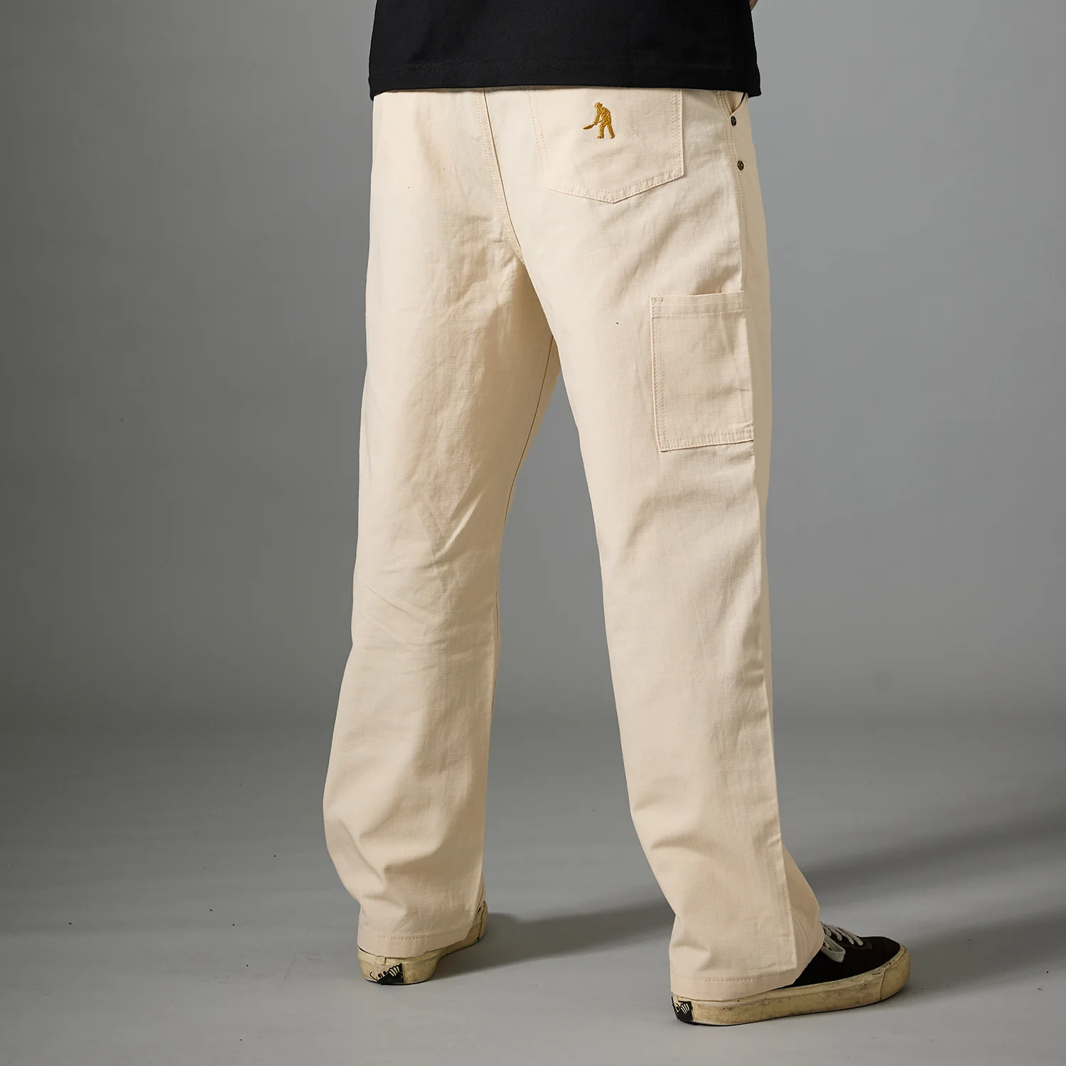 Pass~Port Ripstop Double Knee Diggers Club Pant - Bone - Image 6