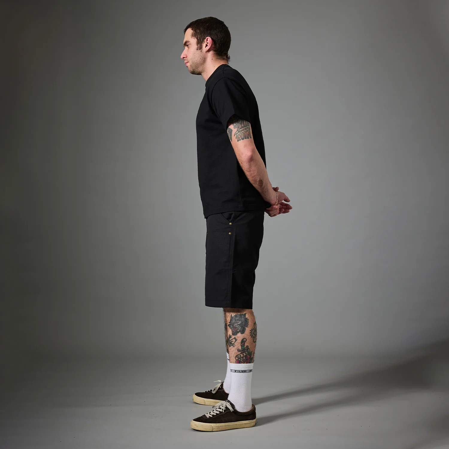 Pass~Port Ripstop Double Knee Diggers Club Short - Black - Image 4