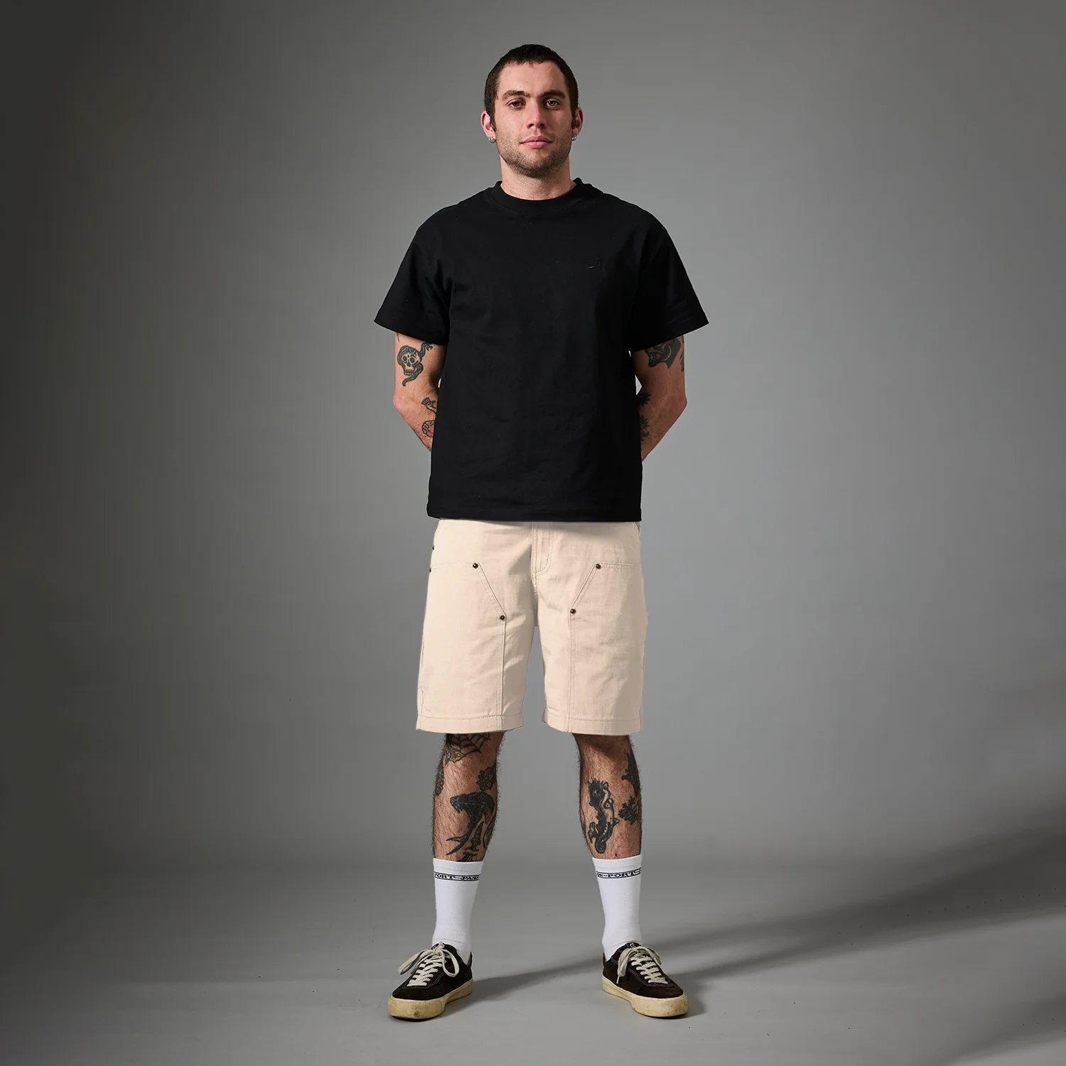 Pass~Port Ripstop Double Knee Diggers Club Short - Bone - Image 2