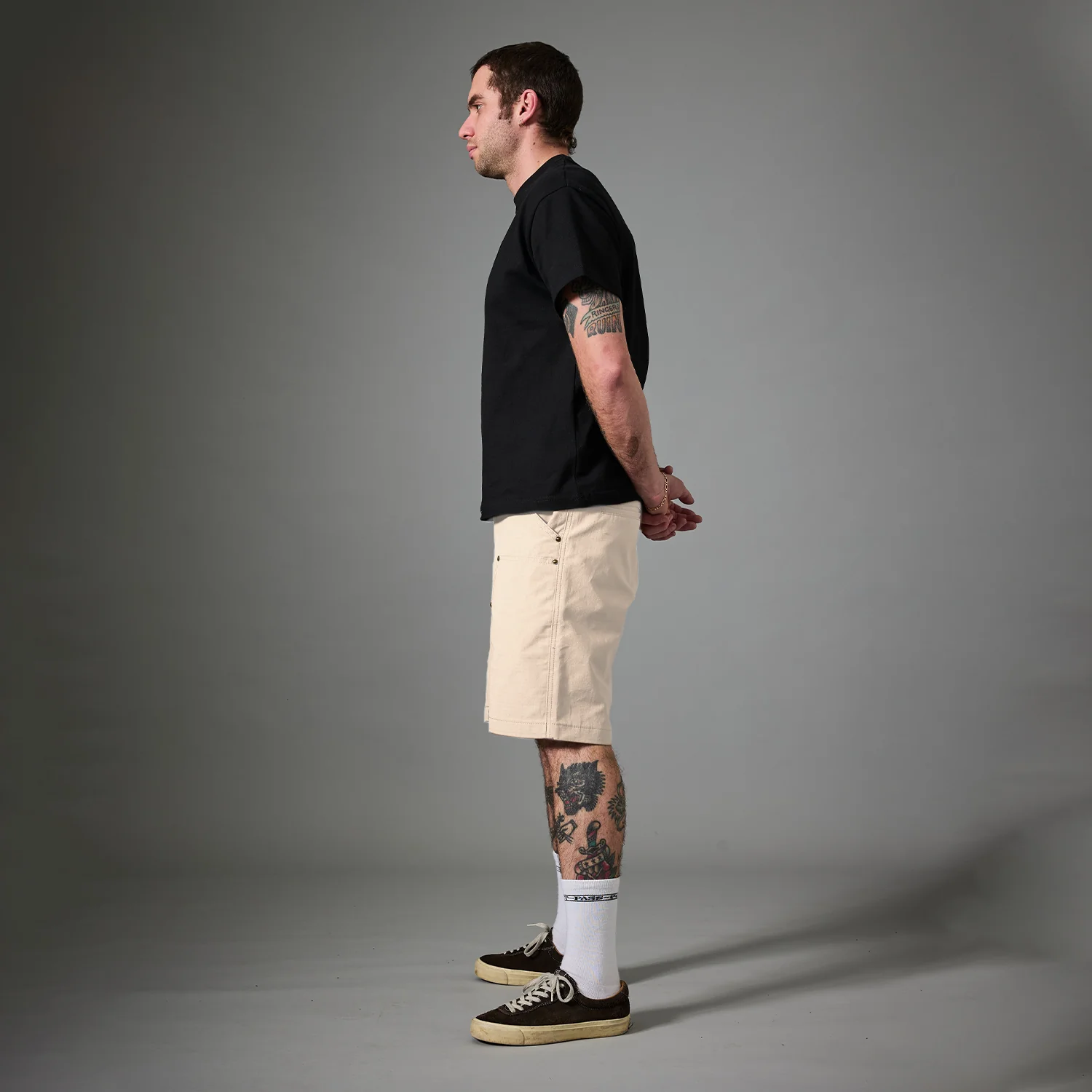 Pass~Port Ripstop Double Knee Diggers Club Short - Bone - Image 4