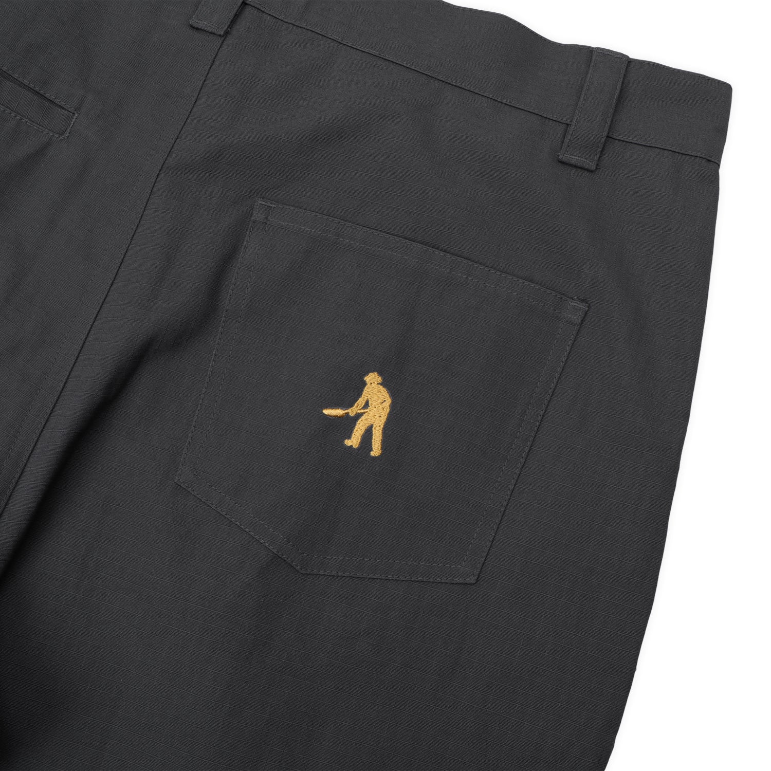 Pass~Port Ripstop Double Knee Diggers Club Short - Dark Charcoal - Image 7
