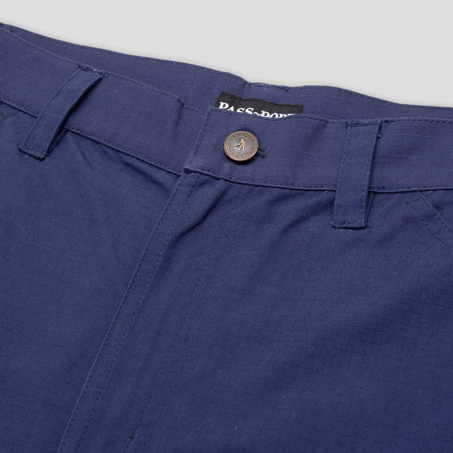 Pass~Port Ripstop Double Knee Diggers Club Short - Navy - Image 8