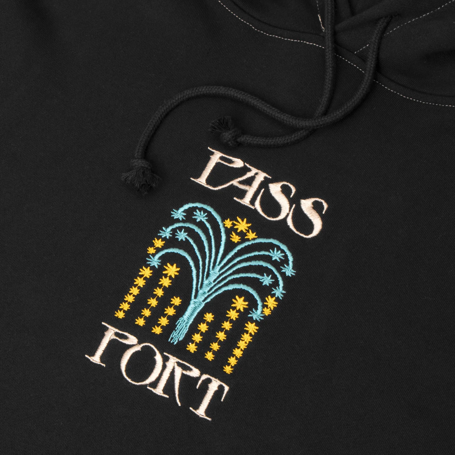 Pass~Port Roman Candle Hoodie - Black - Image 2
