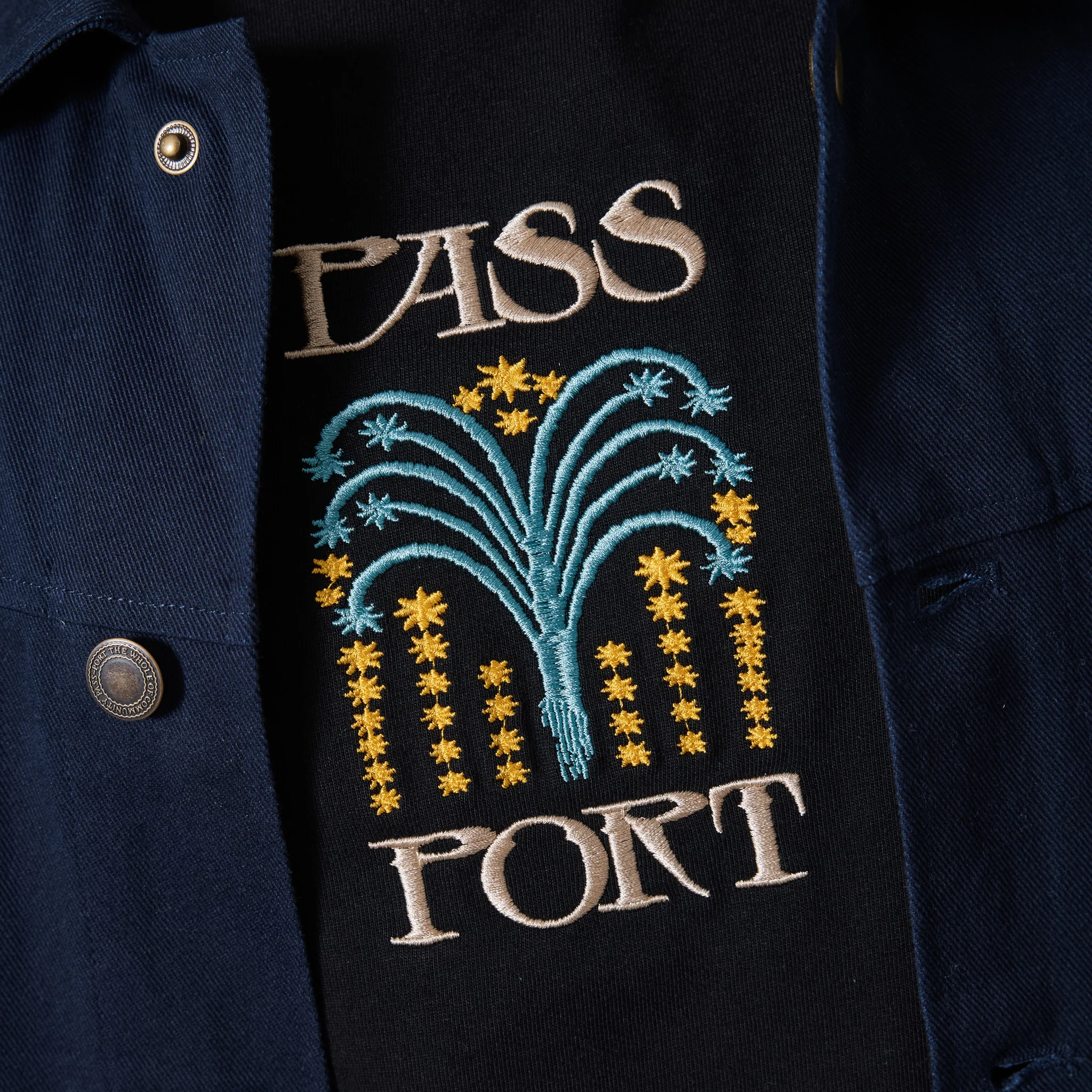 Pass~Port Roman Candle Tee - Black