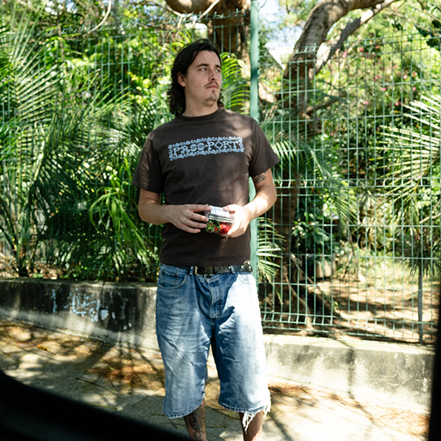 Pass~Port Rosary Tee - Bark - Image 2