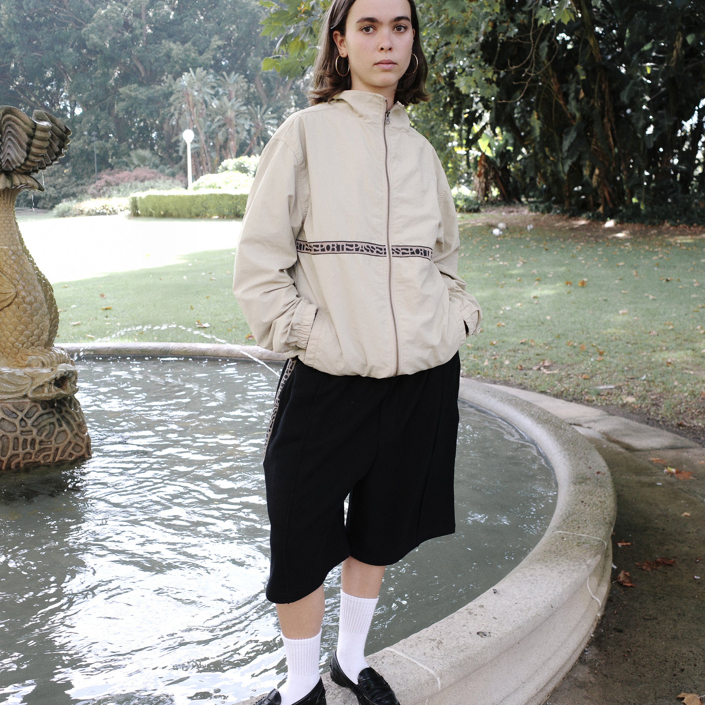 Pass~Port Rough Neg RPET Track Jacket - Sand - Image 6