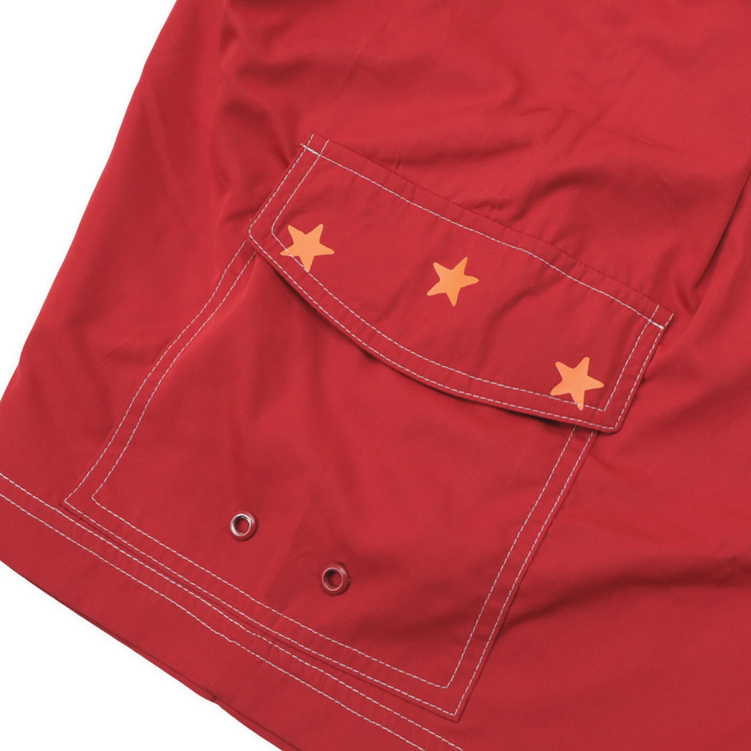 Pass~Port Seafood Staff Boardshorts - Lobster Red - Image 5