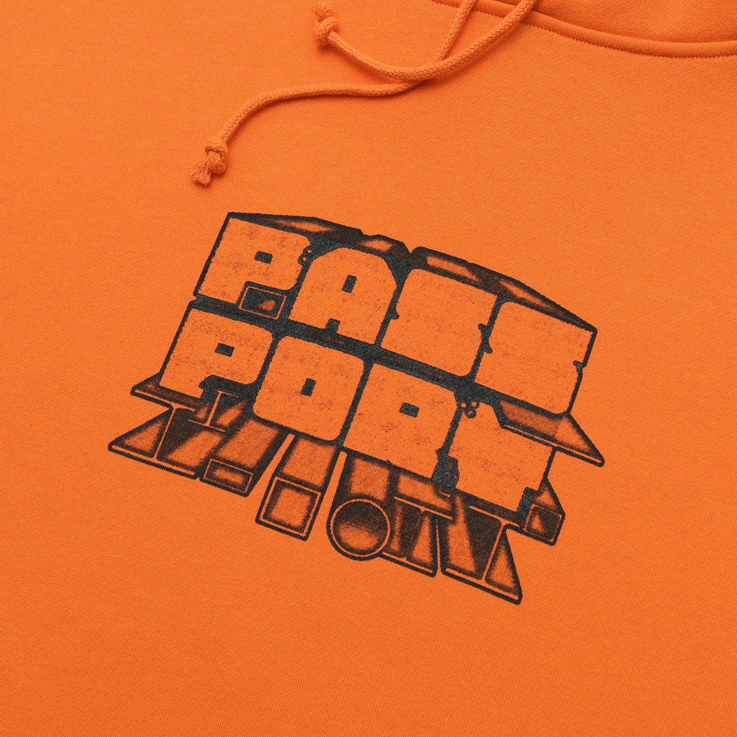 Pass~Port Shippin' Steel Hoodie - Safety Orange - Image 2