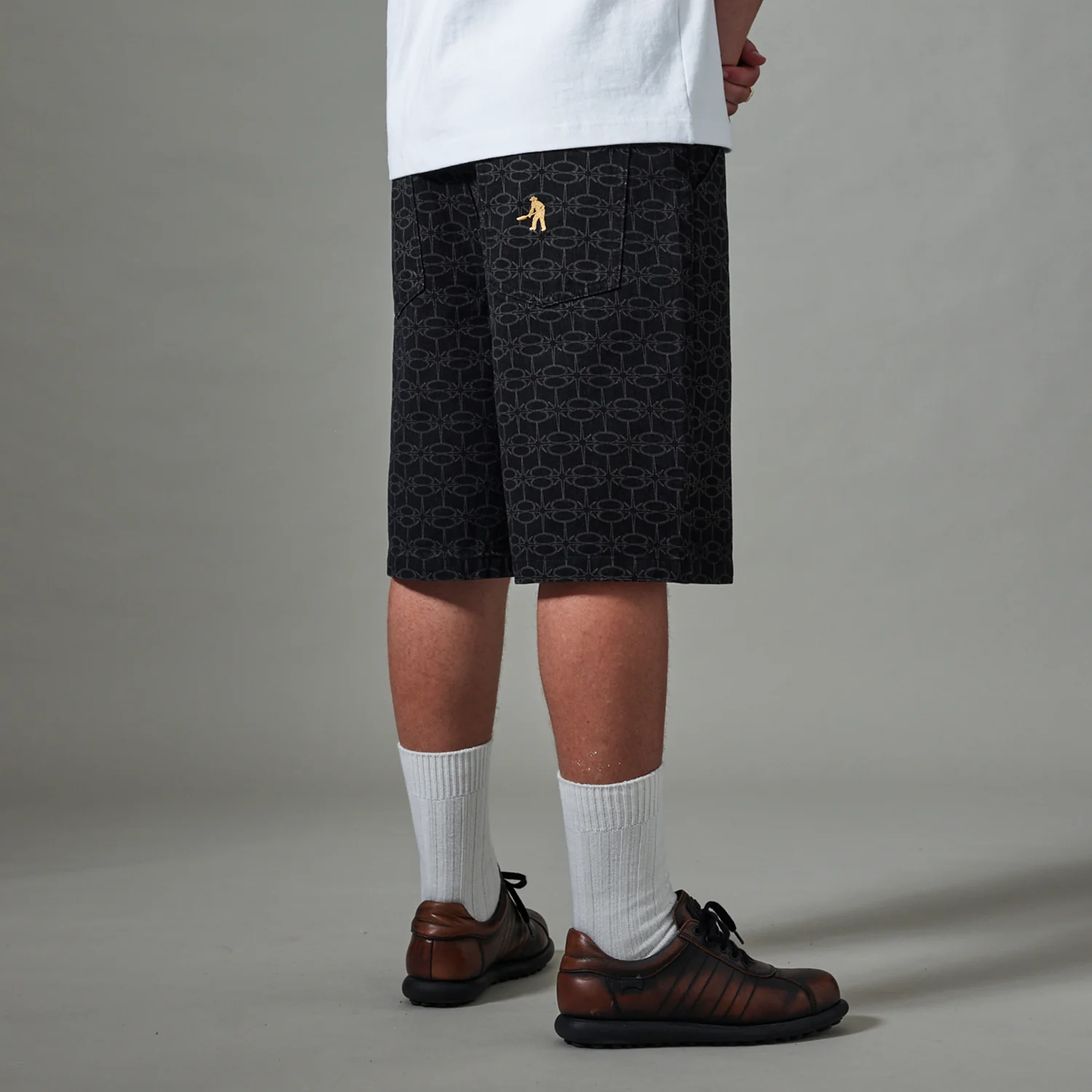 Pass~Port Soap Sparkle Workers Club Jean Short - Washed Black - Image 5