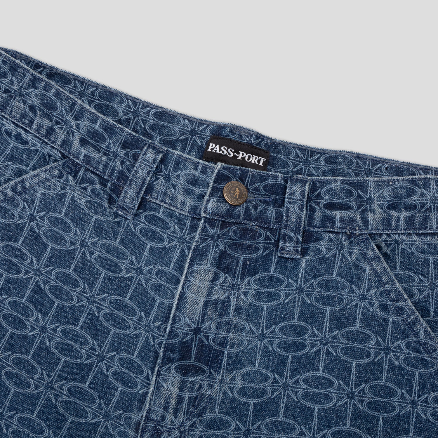 Pass~Port Soap Sparkle Workers Club Jean Short - Washed Dark Indigo - Image 8