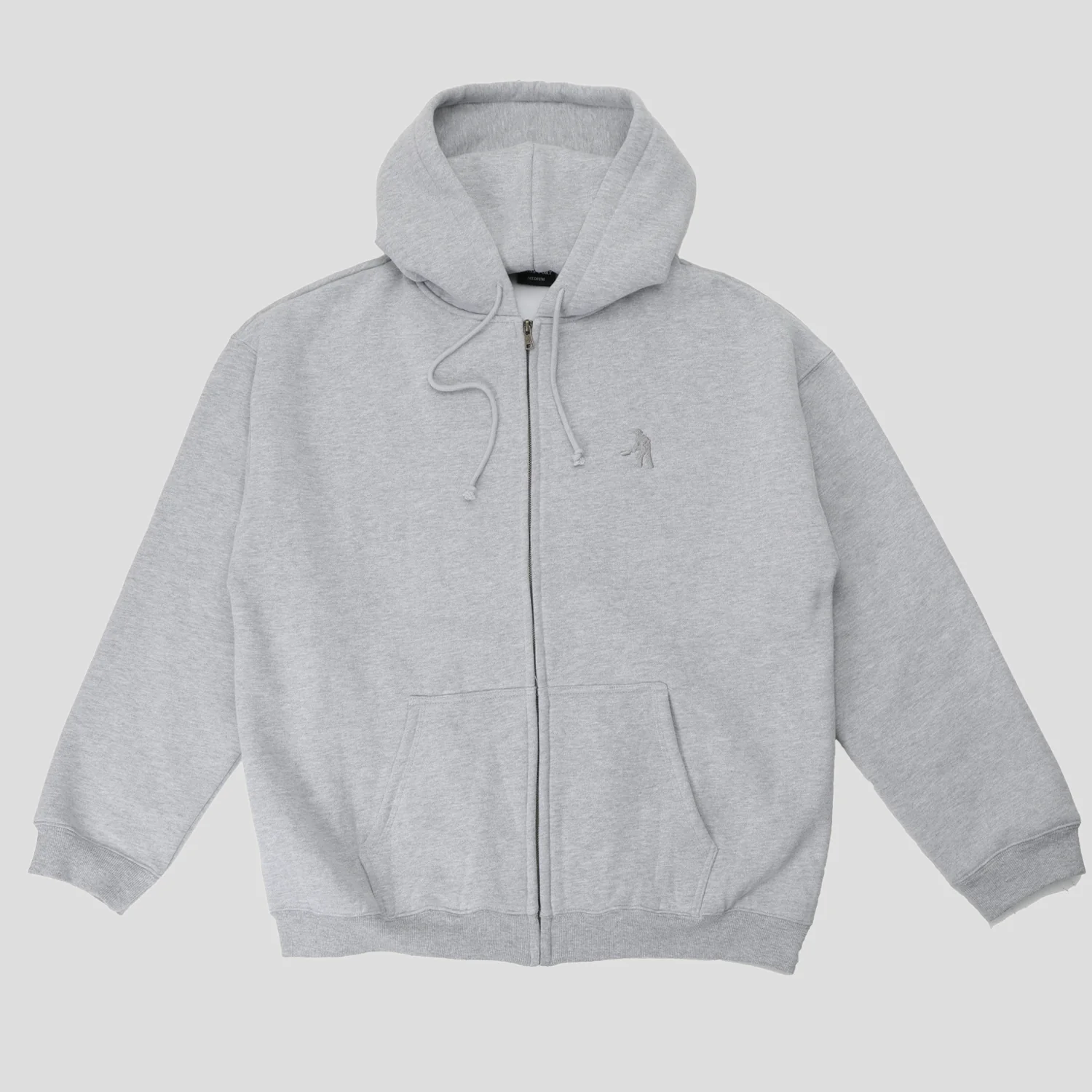 Pass~Port Solid Workers Zip Hood - Ash