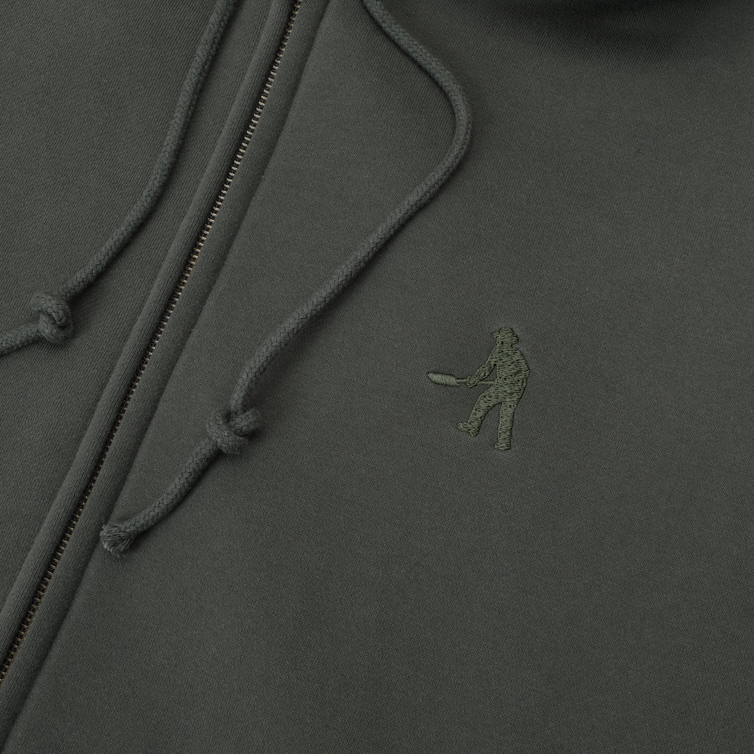 Pass~Port Solid Workers Zip Hood - Dark Elm - Image 3