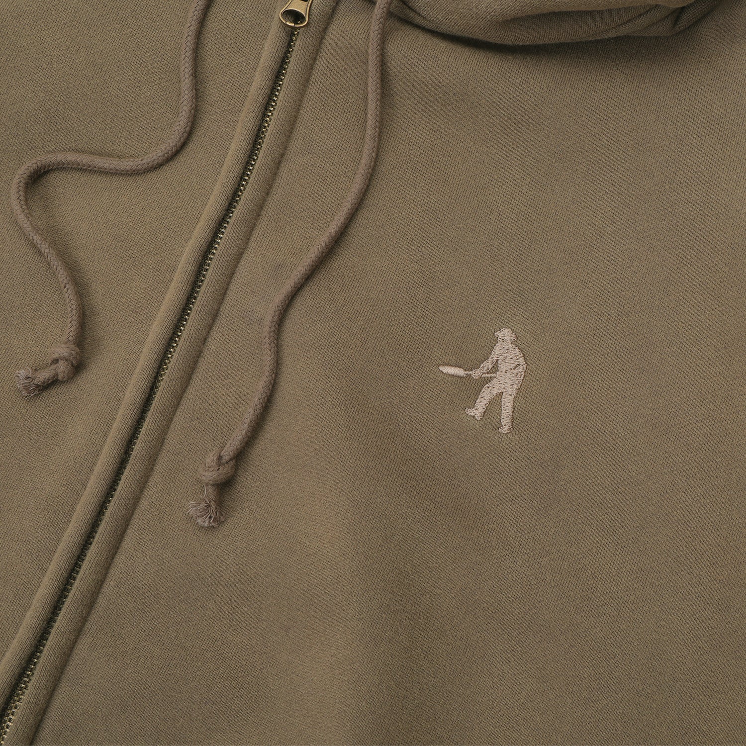 Pass~Port Solid Workers Zip Hood - Khaki - Image 2