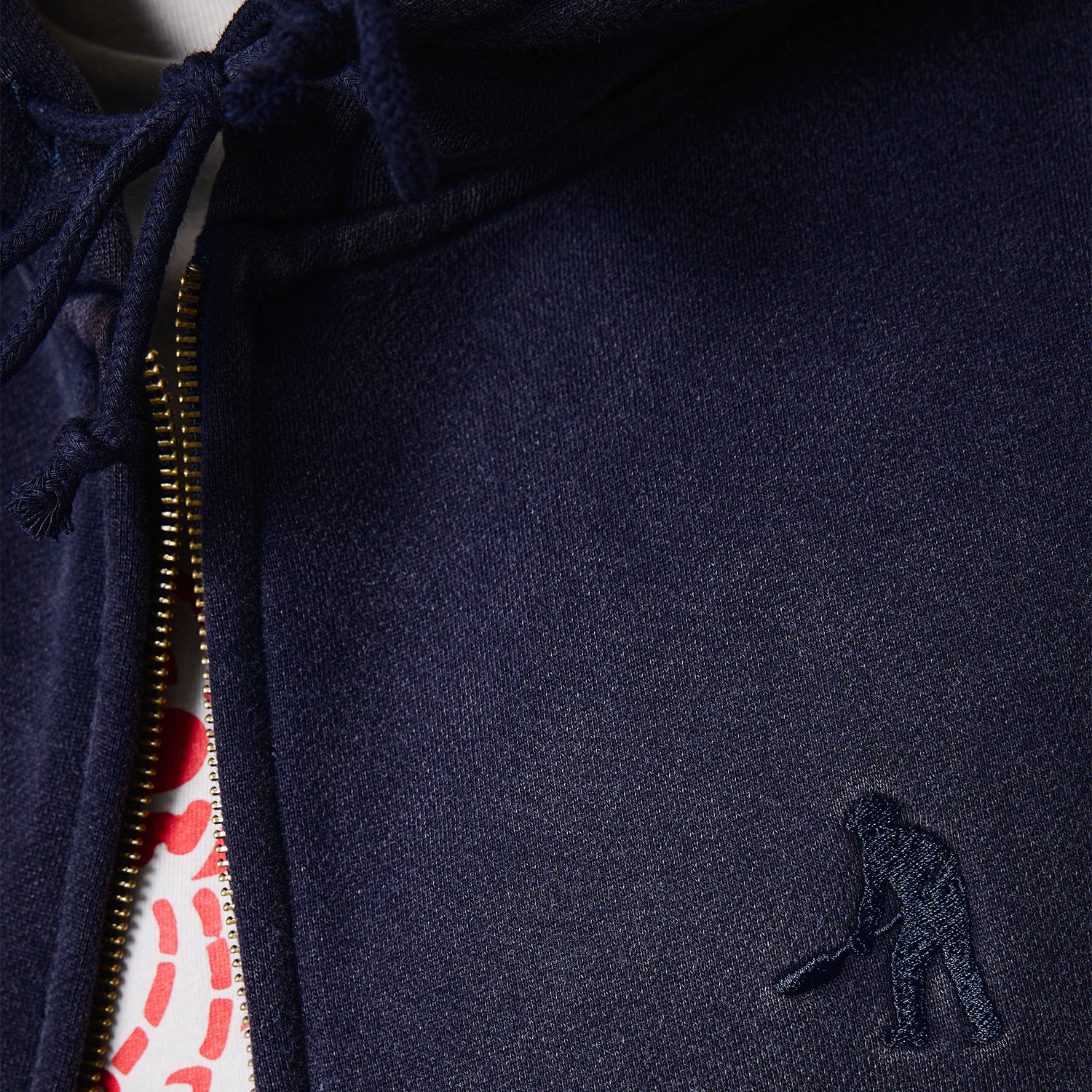 Pass~Port Solid Workers Zip Hood - Washed Navy - Image 4