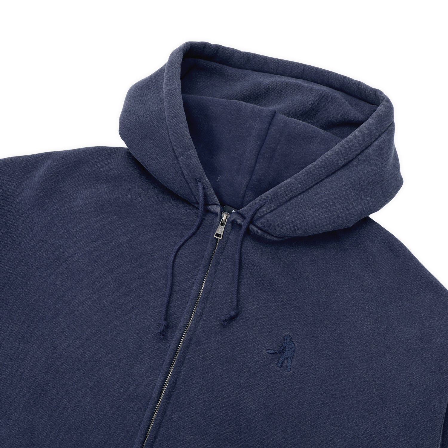 Pass~Port Solid Workers Zip Hood - Washed Navy - Image 5