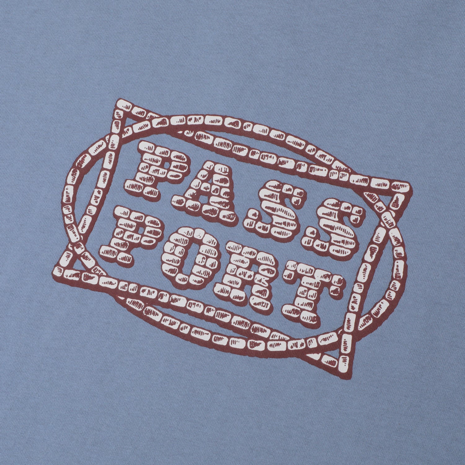 Pass~Port Stone Circle Tee - Washed Out Blue - Image 2