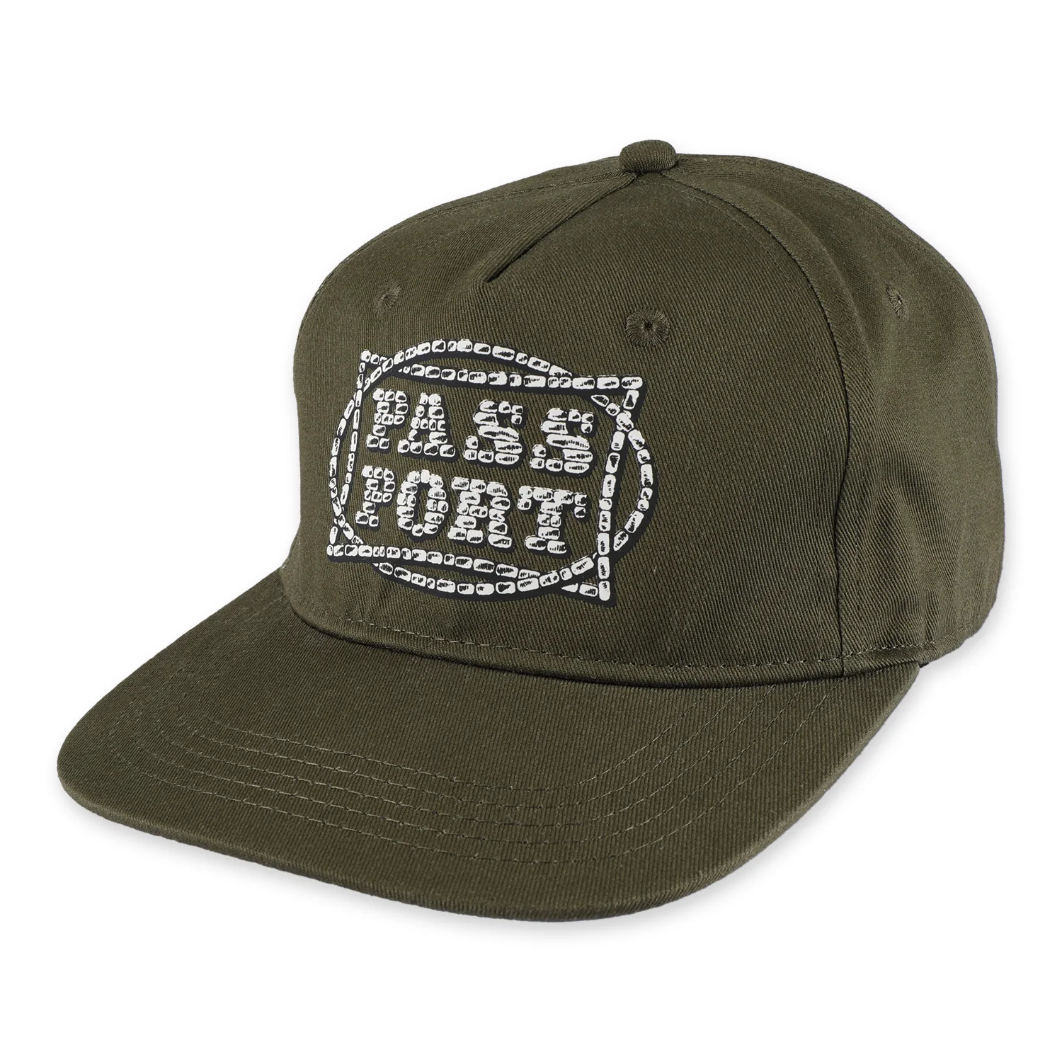 Pass~Port Stone Circle Workers Cap - Olive