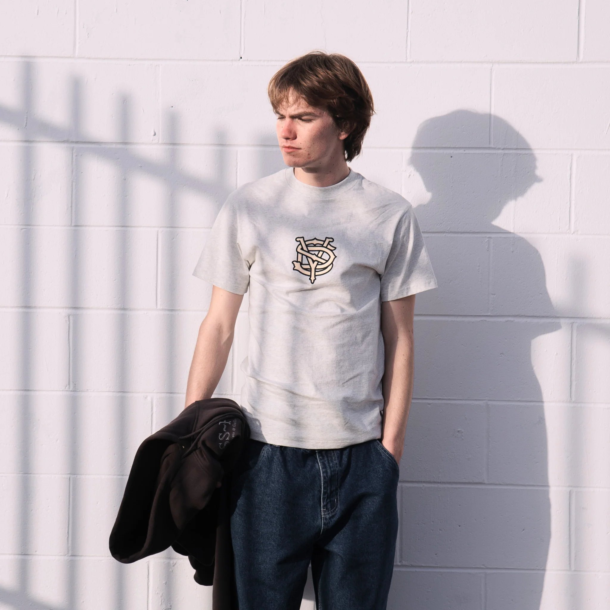 Pass~Port Store & Gallery Exclusive Syd Logo Tee - Ash - Image 2