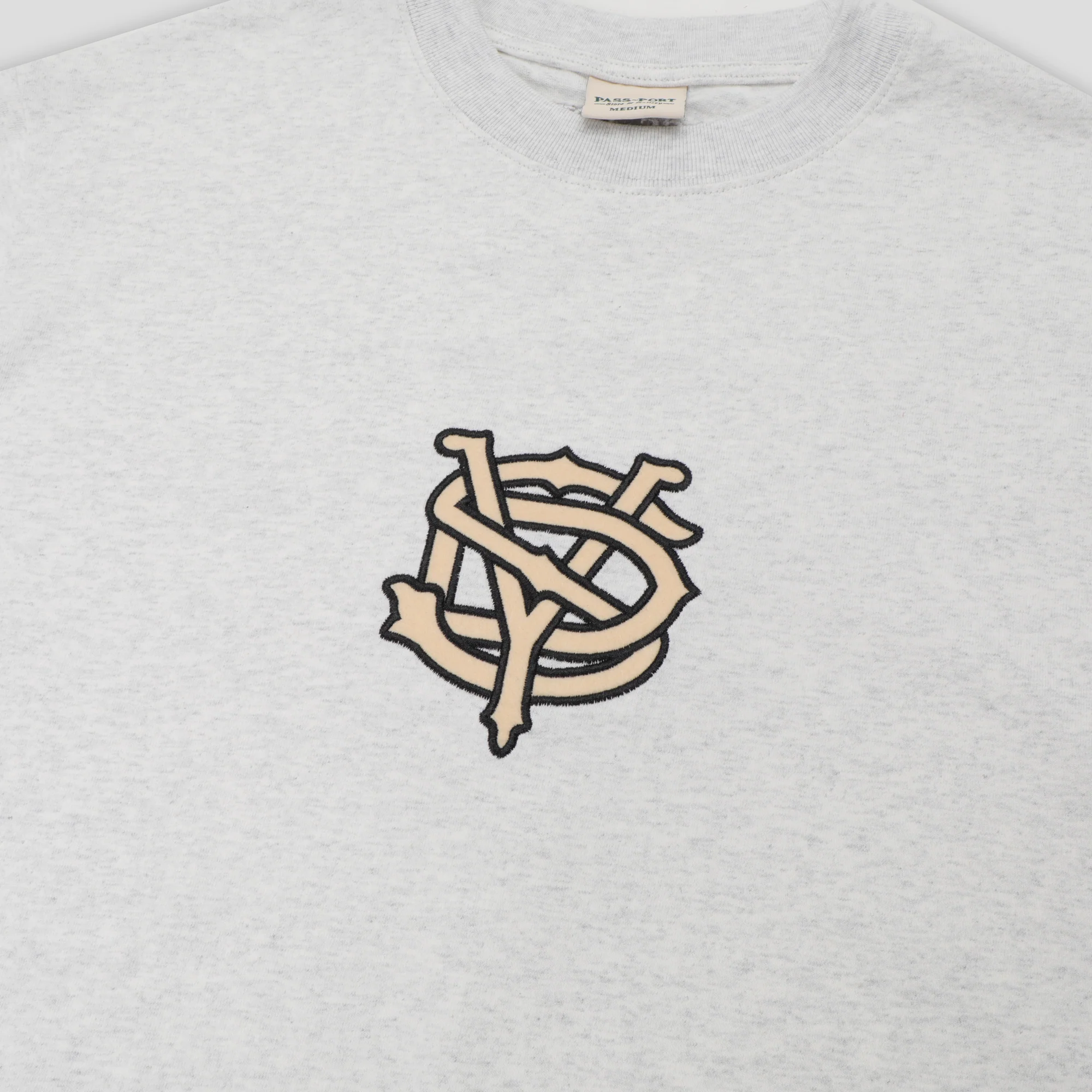 Pass~Port Store & Gallery Exclusive Syd Logo Tee - Ash - Image 4