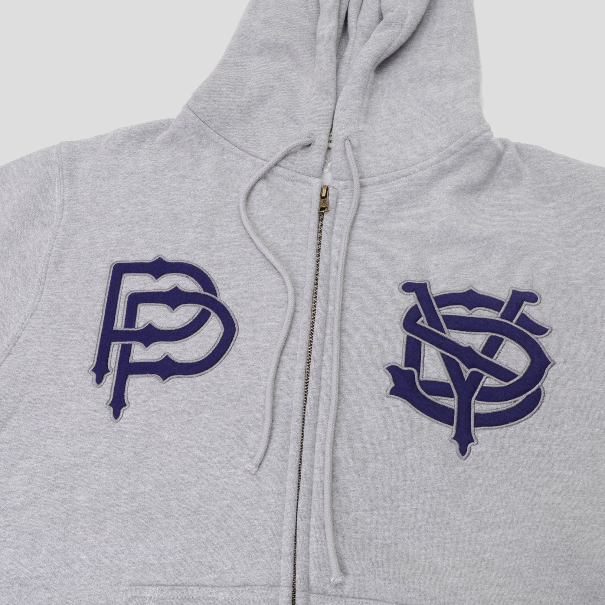 Pass~Port Store & Gallery Exclusive Syd Logo Zip Hood - Ash - Image 4