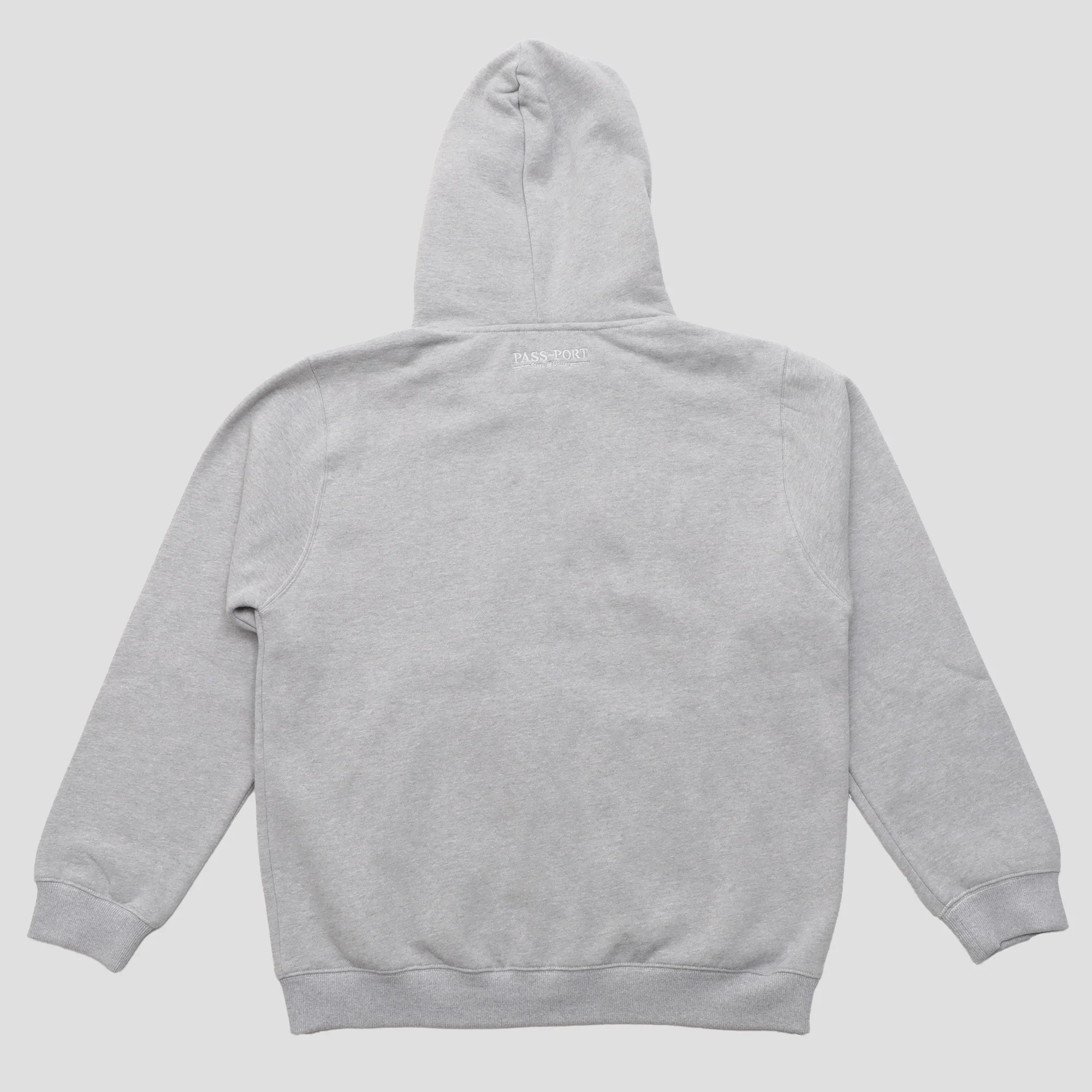 Pass~Port Store & Gallery Exclusive Syd Logo Zip Hood - Ash - Image 8
