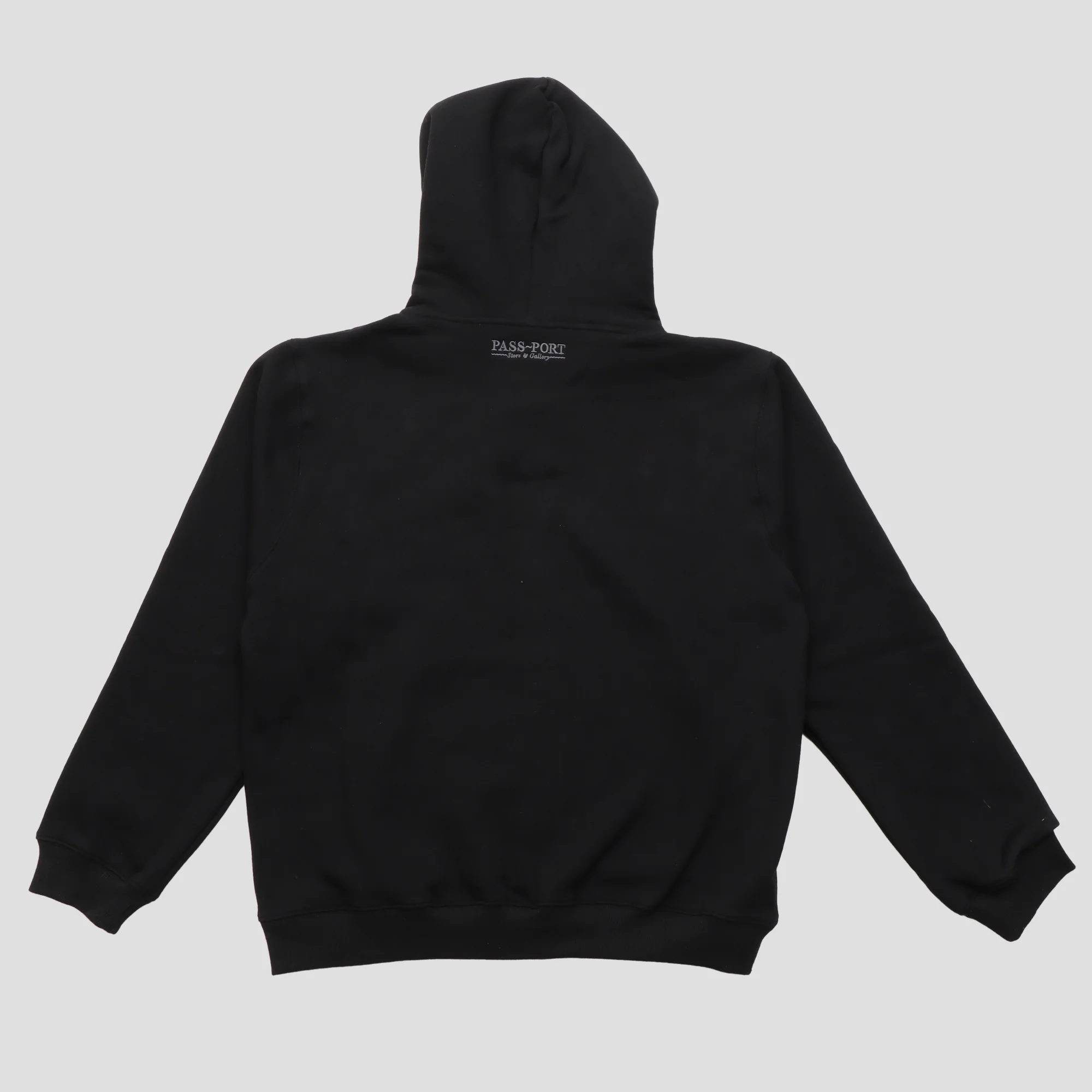 Pass~Port Store & Gallery Exclusive Syd Logo Zip Hood - Black - Image 9