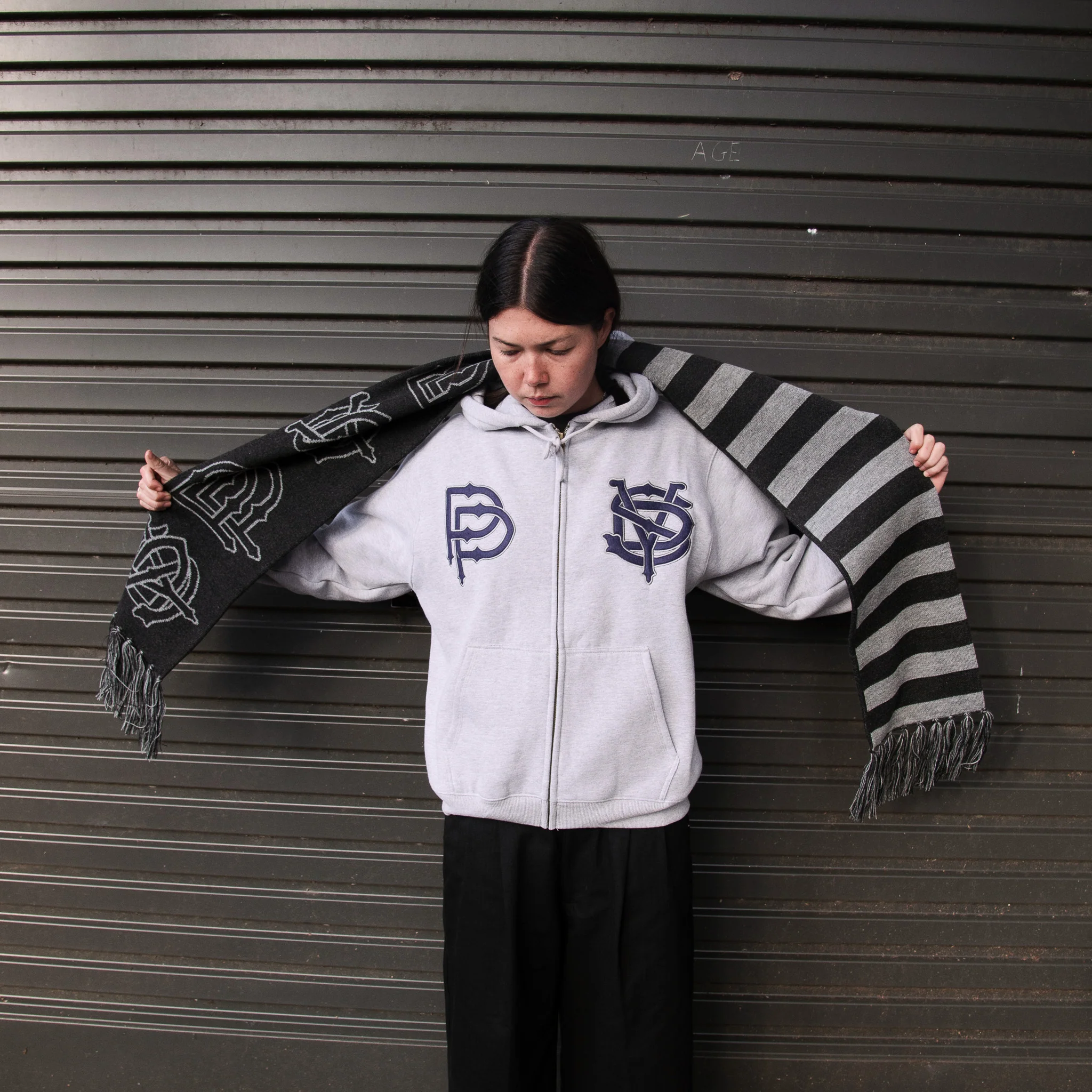 Pass~Port Store & Gallery Exclusive Syd Scarf - Grey - Image 2