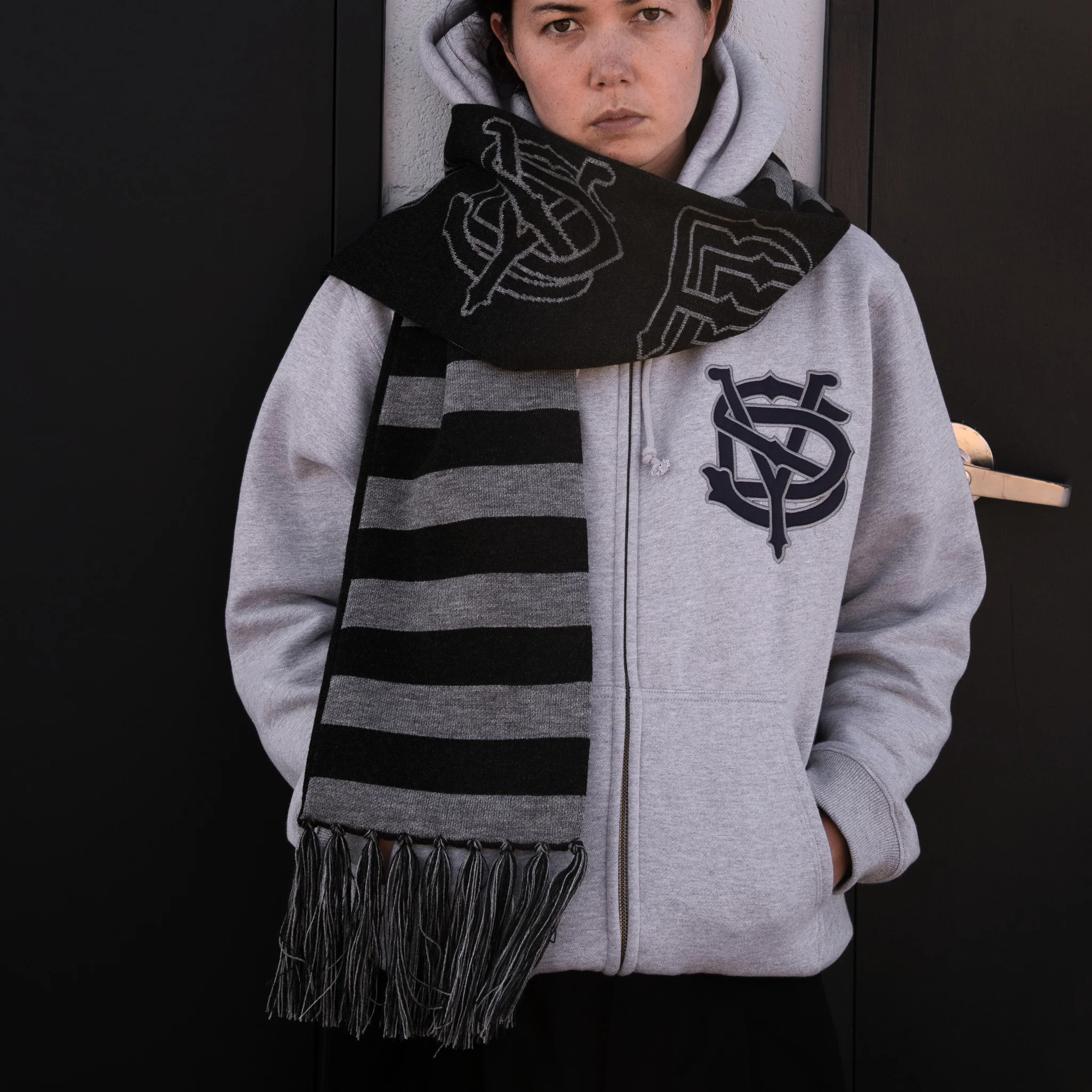 Pass~Port Store & Gallery Exclusive Syd Scarf - Grey - Image 3