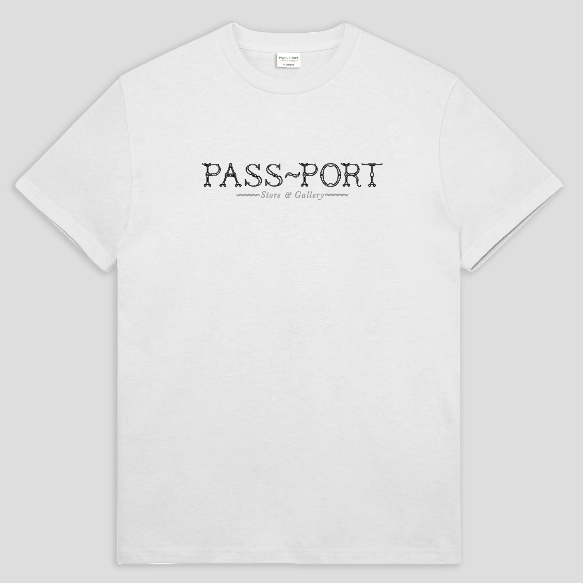 Pass~Port Store & Gallery Exclusive Wired Logo Tee - White