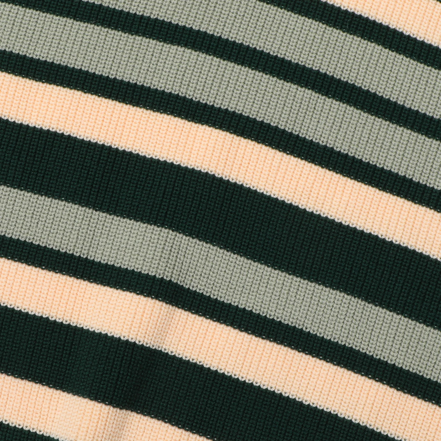 Pass~Port Striped Organic Knit Sweater - Dark Jade - Image 5