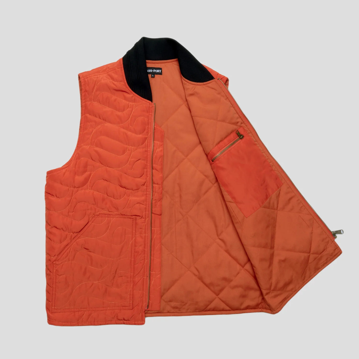Pass~Port Tilde Puff Packers Vest - Safety Orange - Image 3