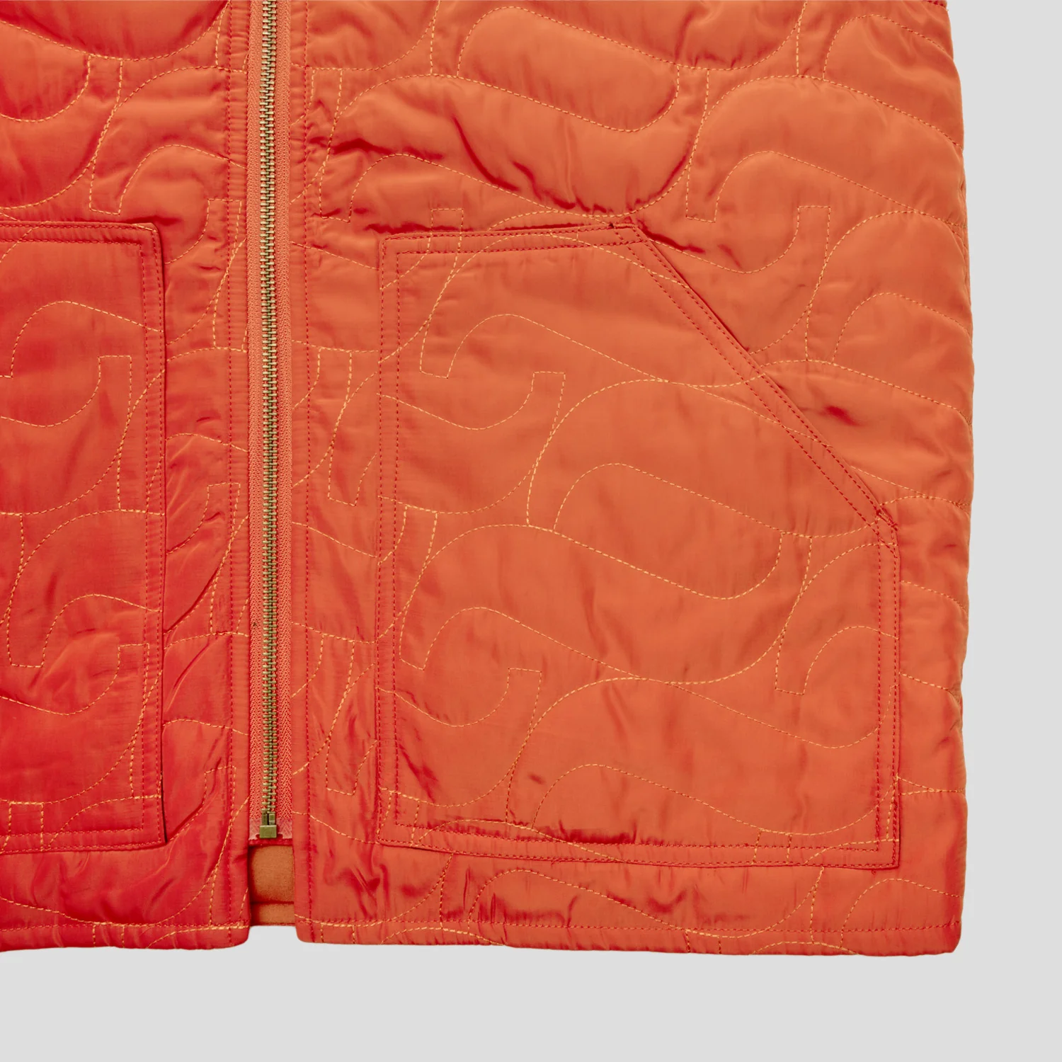 Pass~Port Tilde Puff Packers Vest - Safety Orange - Image 4