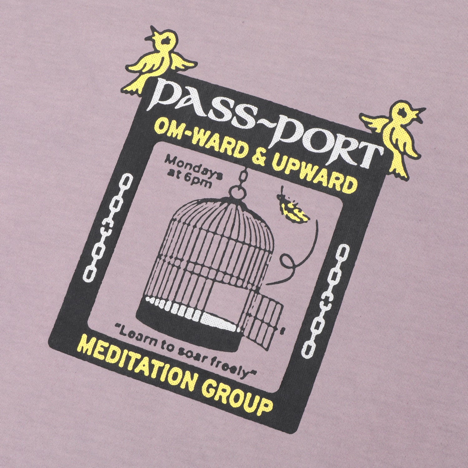 Pass~Port Transcendental Organic Cotton Tee - Dusty Lilac - Image 2