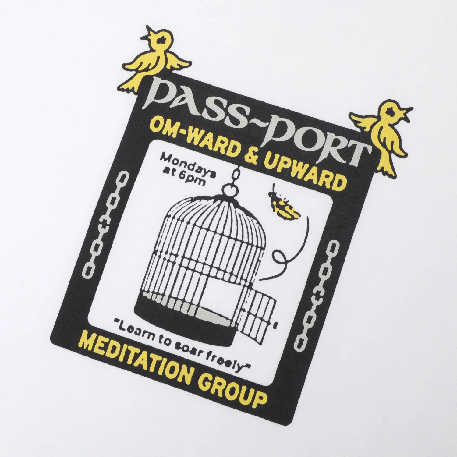 Pass~Port Transcendental Organic Cotton Tee - White - Image 3
