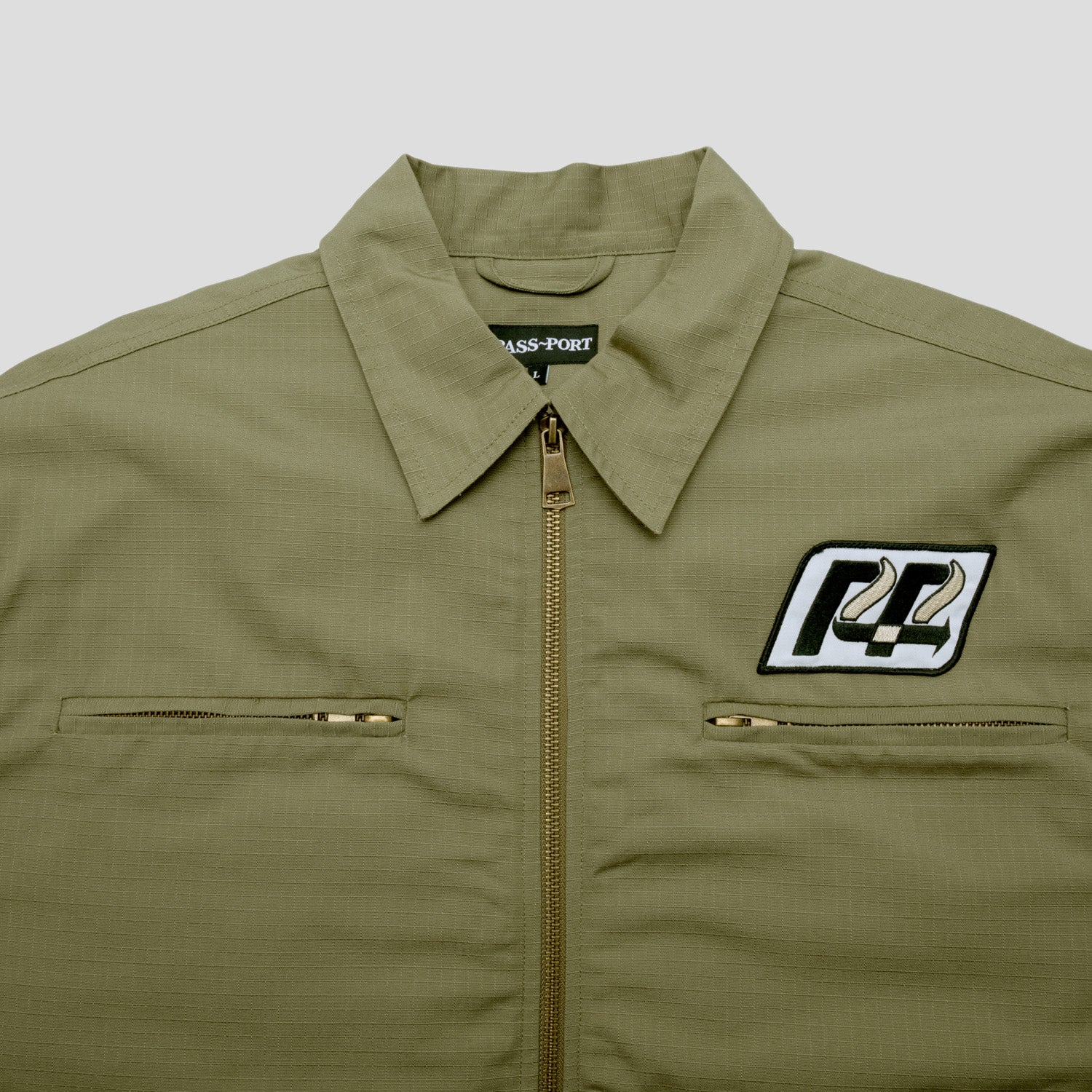 Pass~Port Transport Ripstop Delivery Jacket - Olive - Image 2