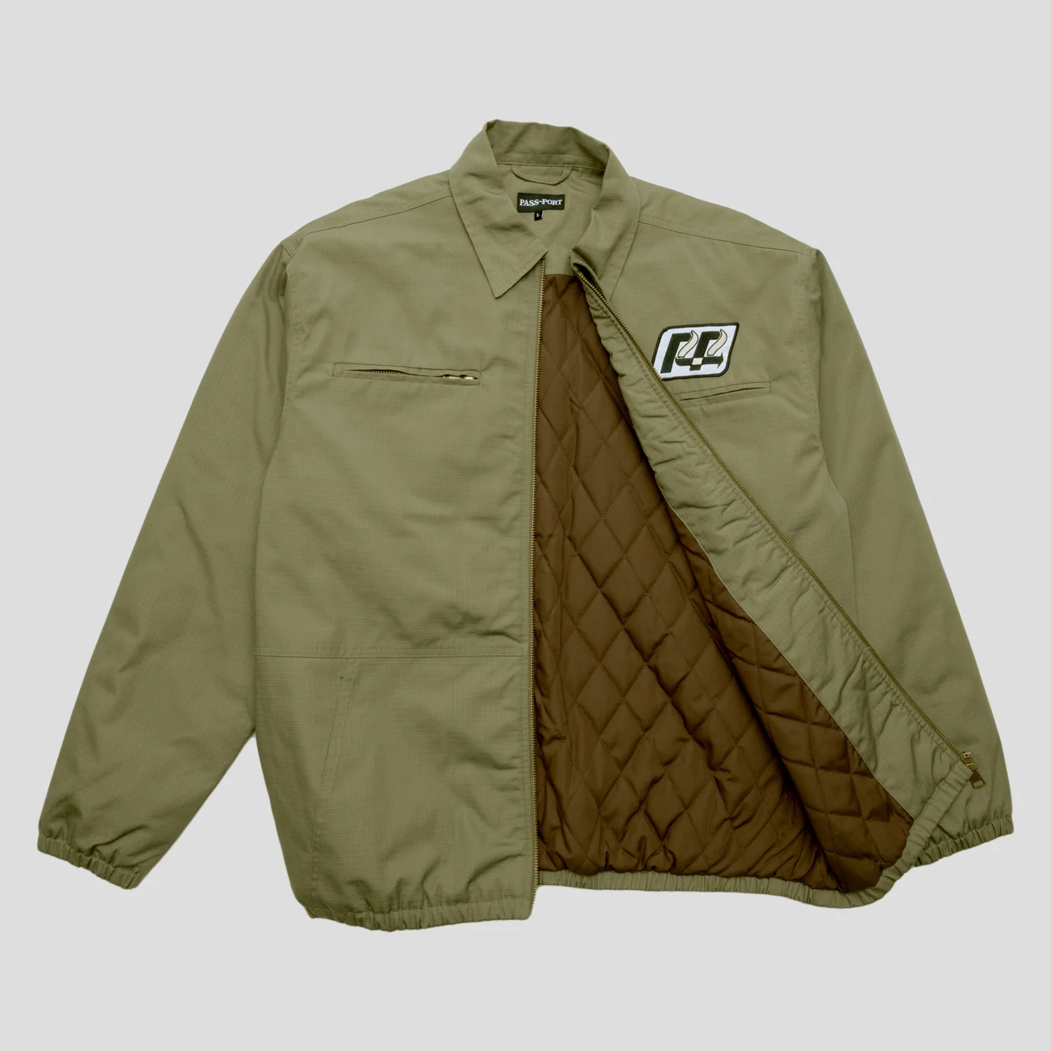 Pass~Port Transport Ripstop Delivery Jacket - Olive - Image 3