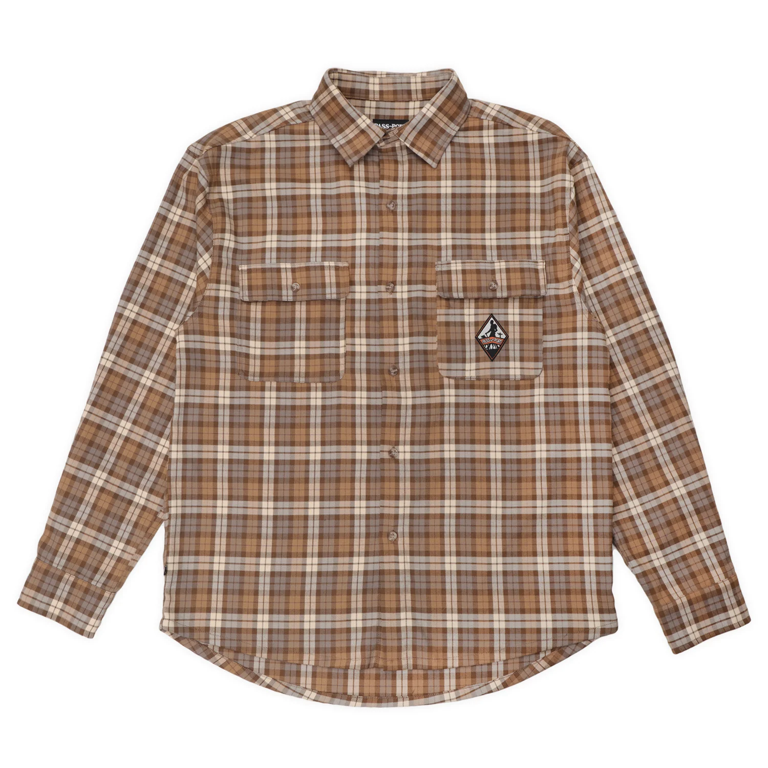 Pass~Port Wanderer Flannel Vineyard Shirt - Caramel - Image 2