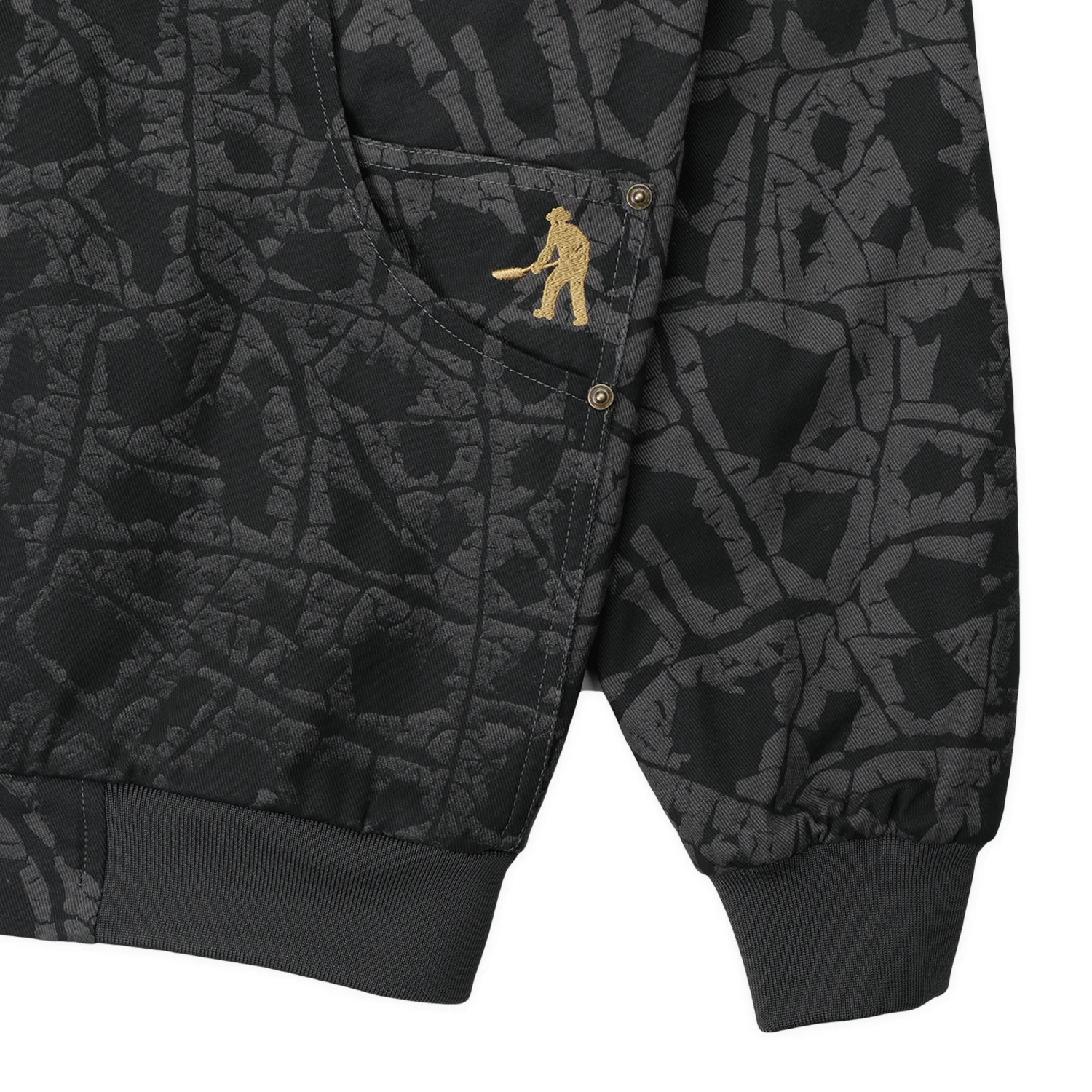 Pass~Port Weathered Diggers Club Zip Hood - Black - Image 4
