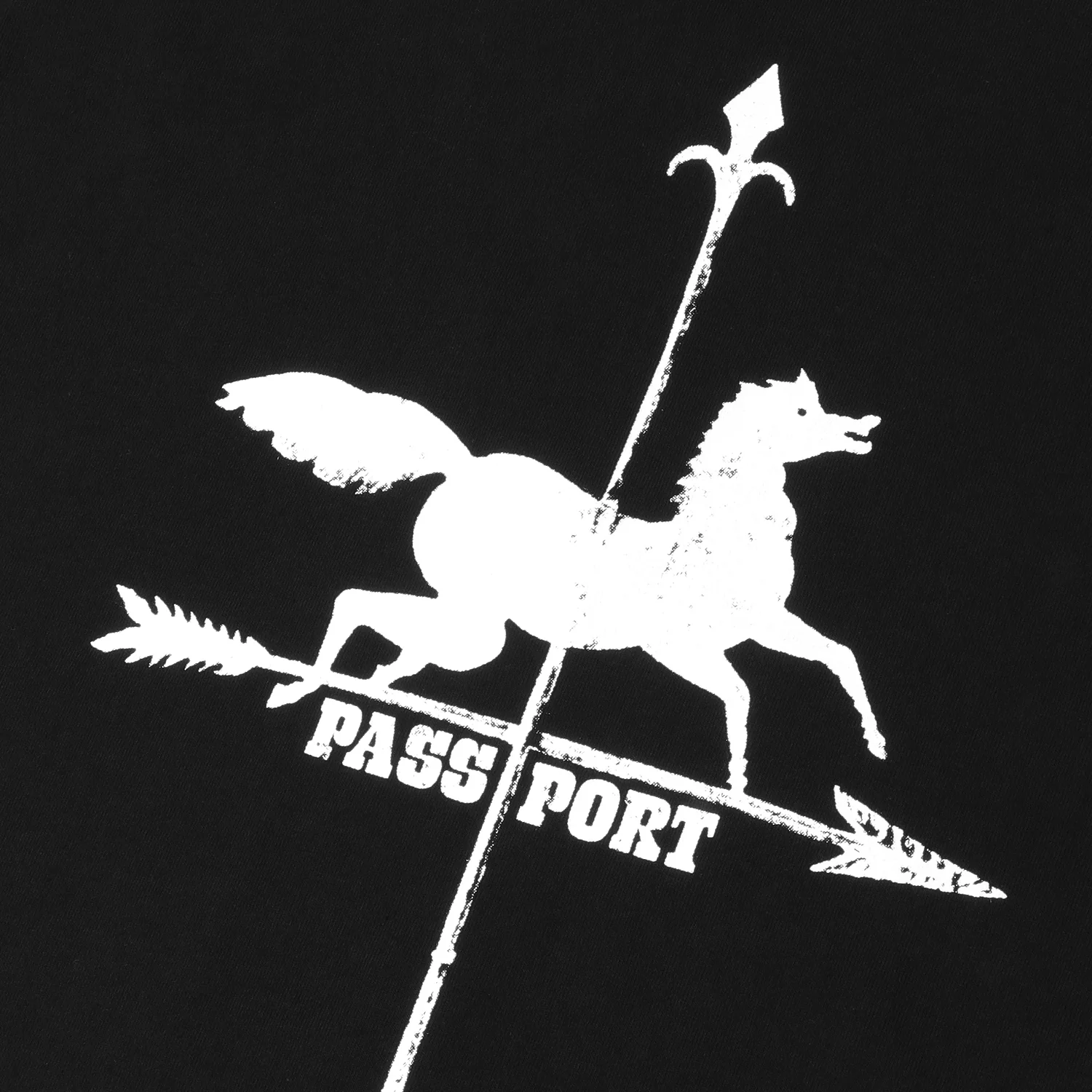Pass~Port Weathervane Tee - Black - Image 3