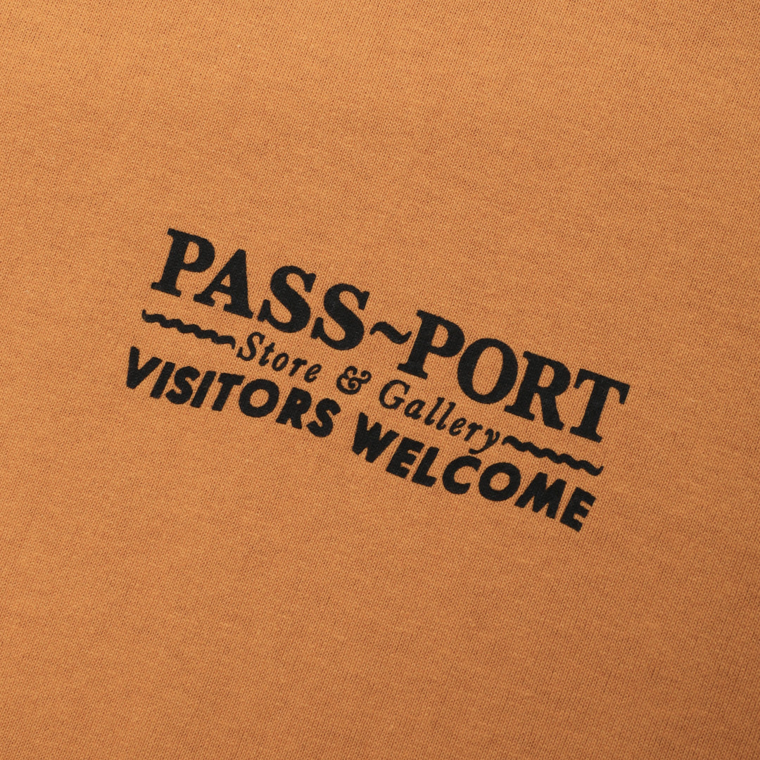 Pass~Port Store & Gallery Exclusive Welcome To Darlo Tee - Golden Brown - Image 4