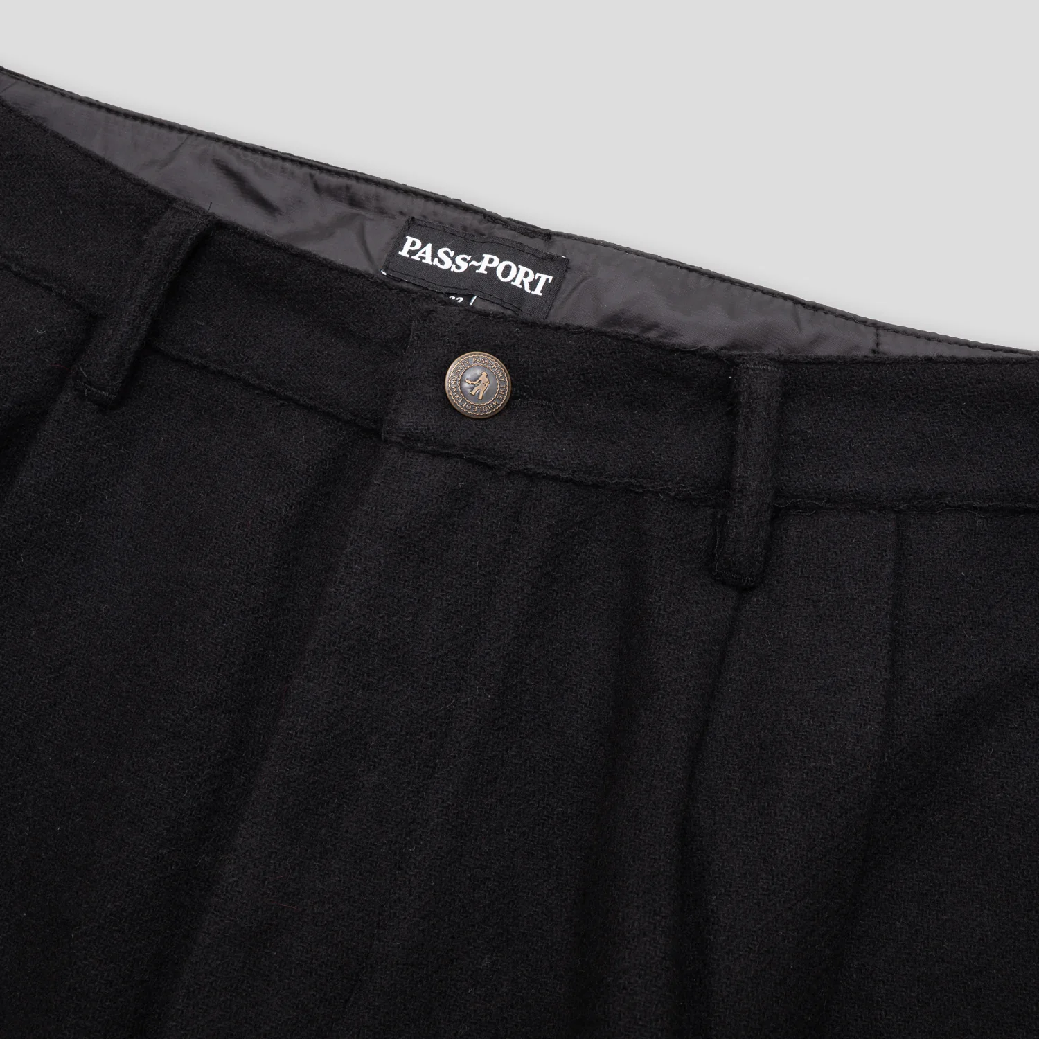 Pass~Port Woolen Leagues Club Pant - Black - Image 6